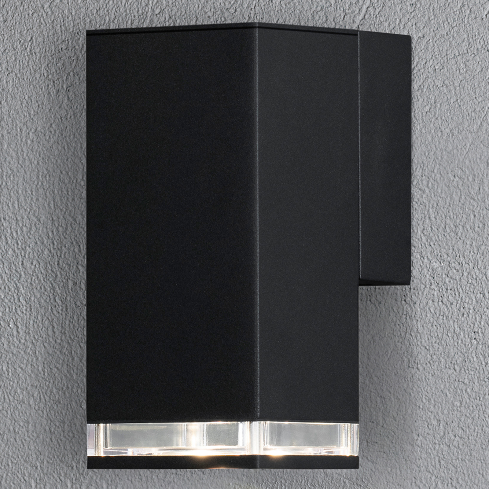 Lauko sieninis šviestuvas "Pollux", 16,5 cm, juodas