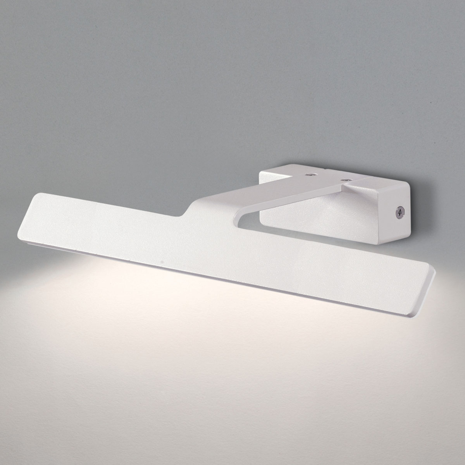 Valkoinen LED-tauluvalaisin Neus - leveys 36 cm