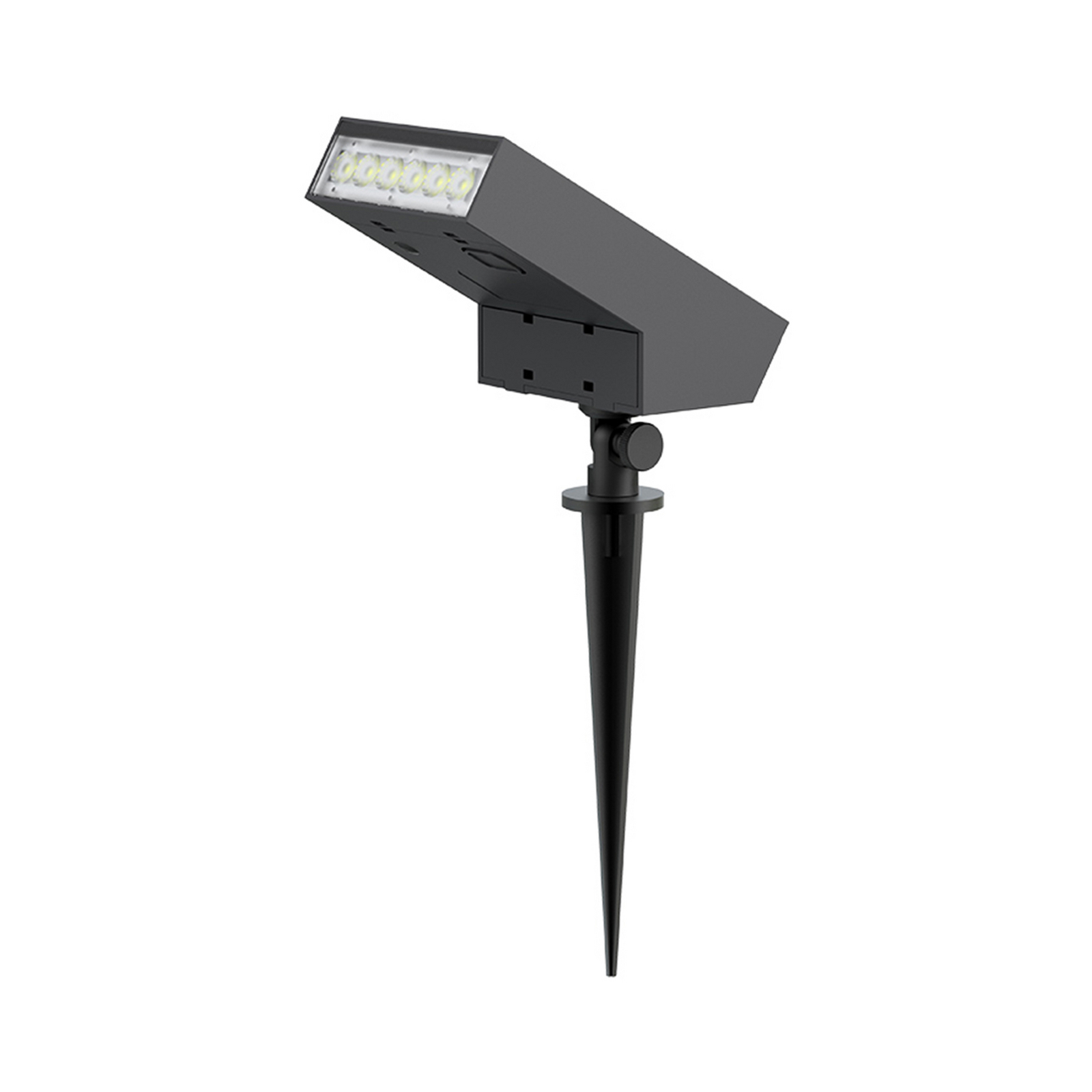 Soltek LED ground spike light, anthracite, length 13 cm