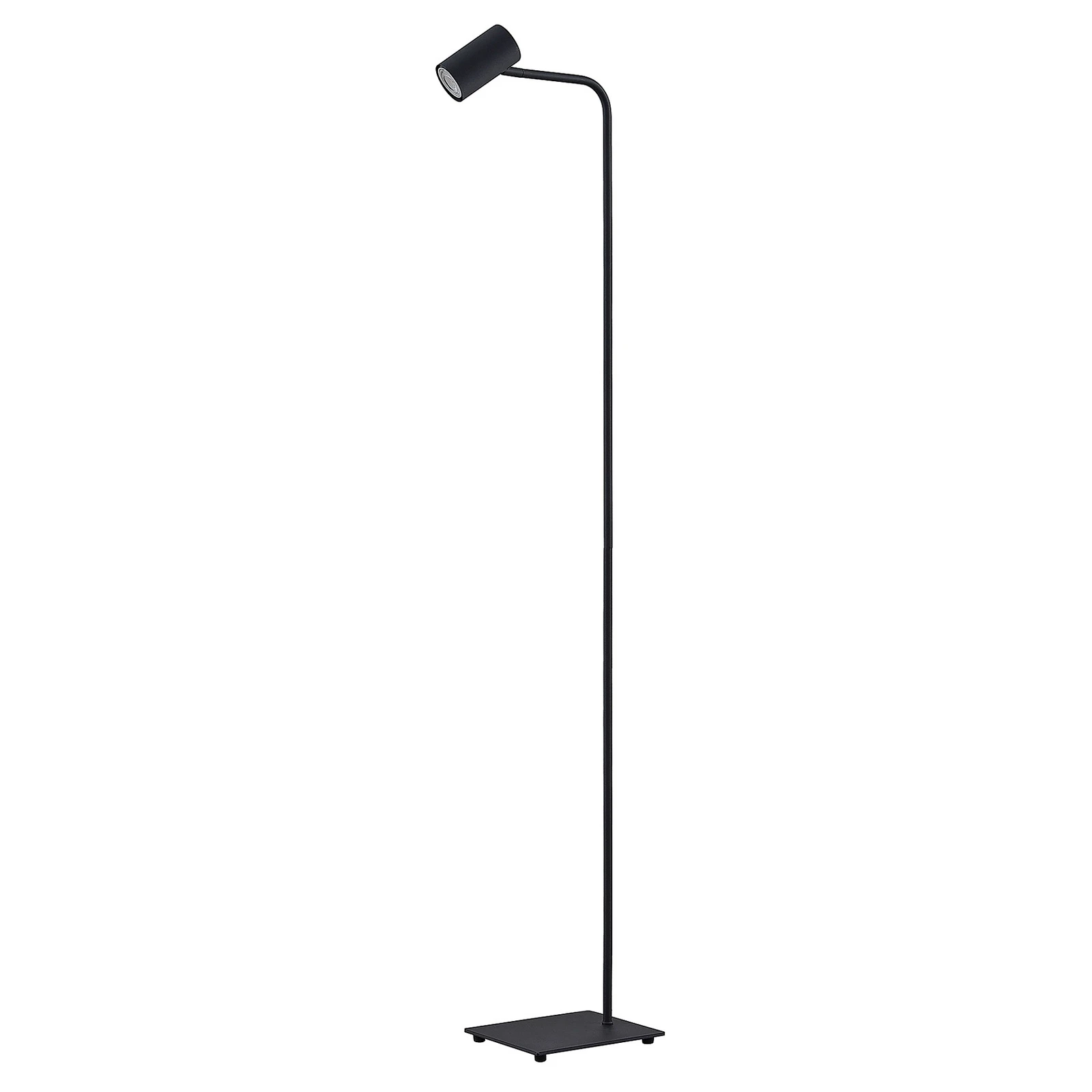 Lindby Φωτιστικό δαπέδου Sanad, ύψος 140 cm, μαύρο, μέταλλο, GU10
