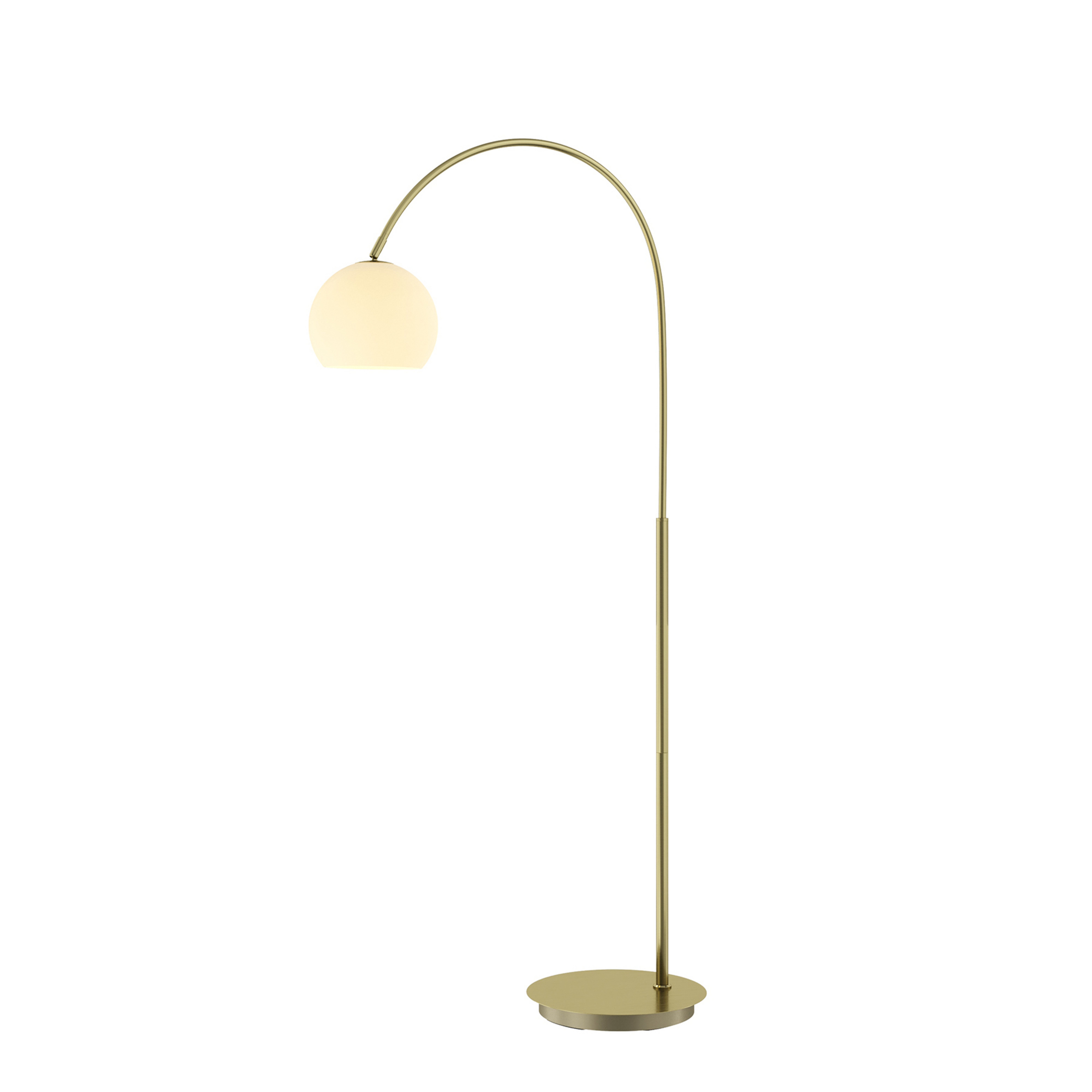 Cynthia Lampadaire Opal/Brass - Lindby