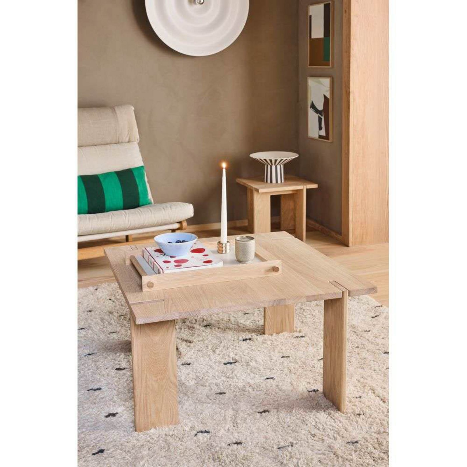 Toppu Centerpiece Gericht High White/Black - OYOY Living Design