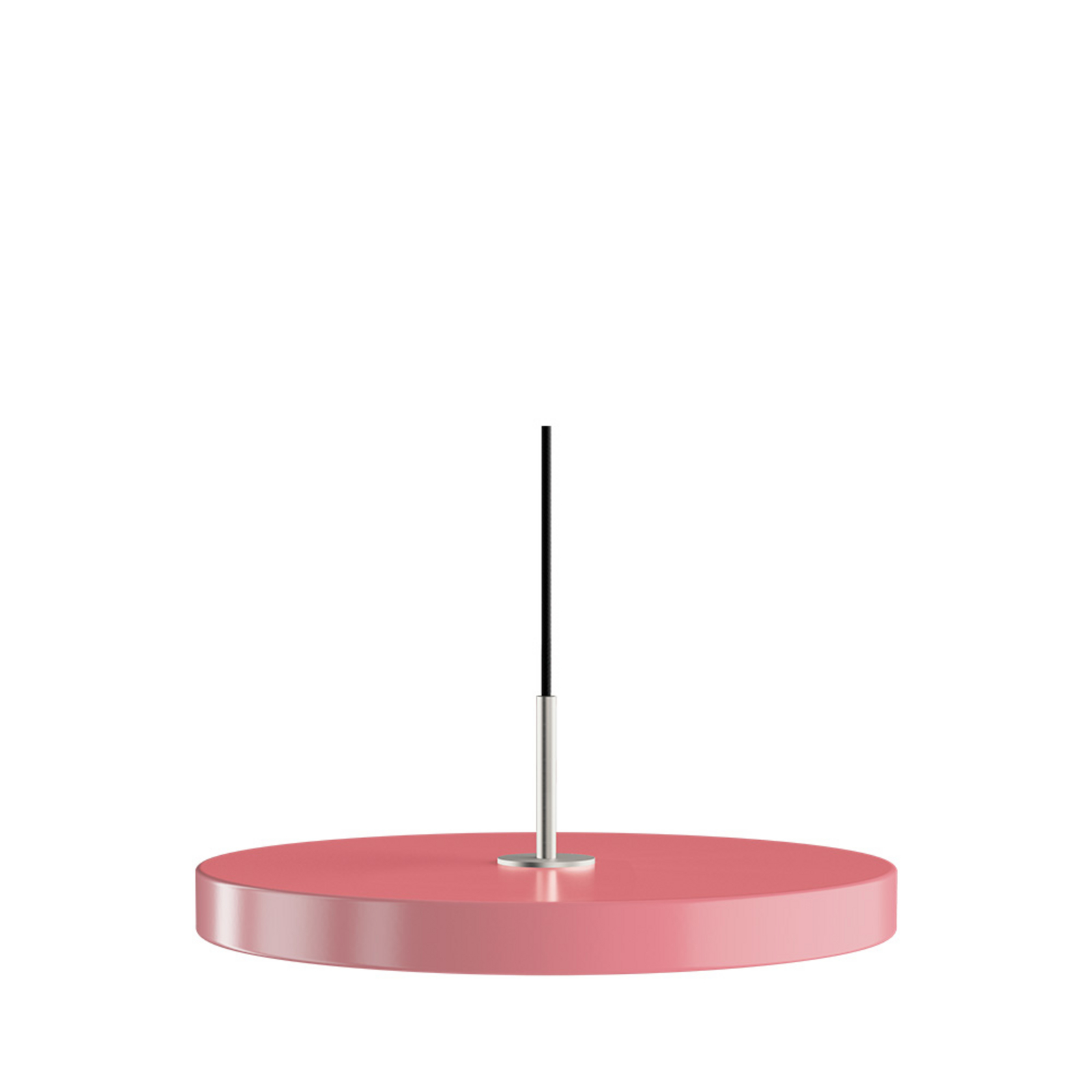 Asteria Plus Pendant Medium Nuance Rose/Steel Top - UMAGE