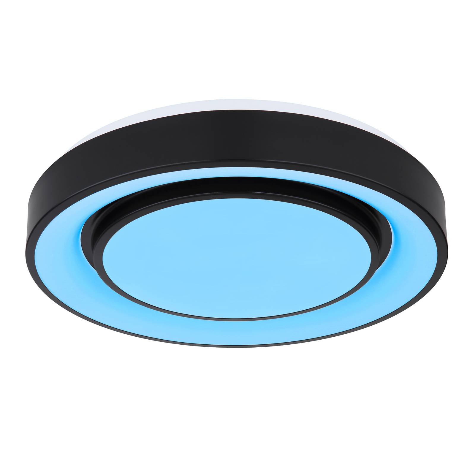 Lampa sufitowa LED Sully RGBW pilot czarna