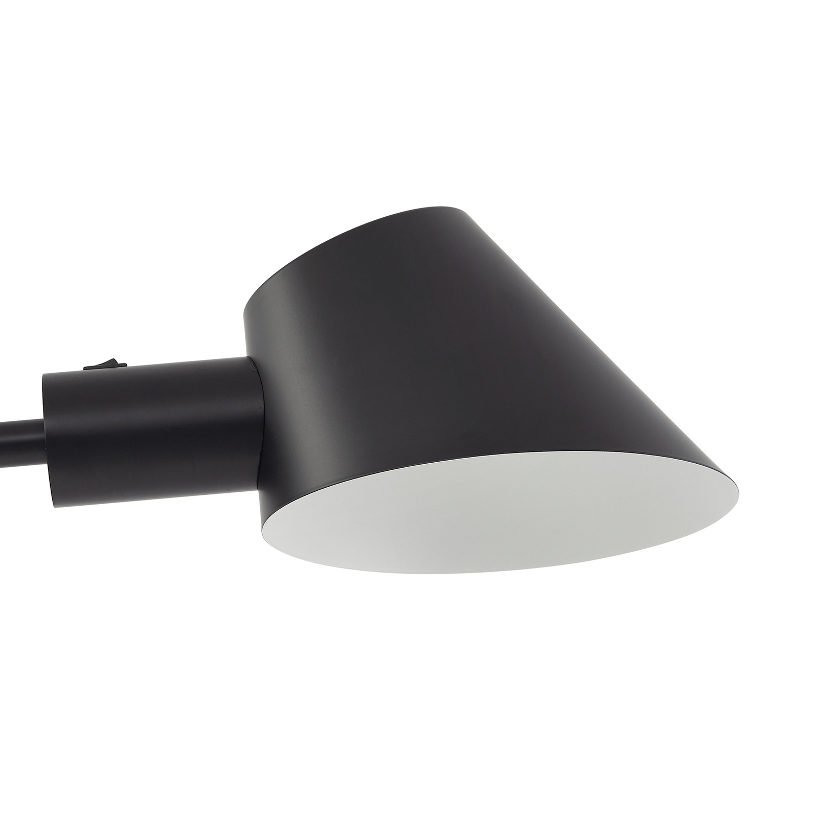 Vloerlamp Corali, zwart, metaal