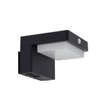 Eleazer LED Solarzelle Wandleuchte w/Sensor Schwarz - Lindby