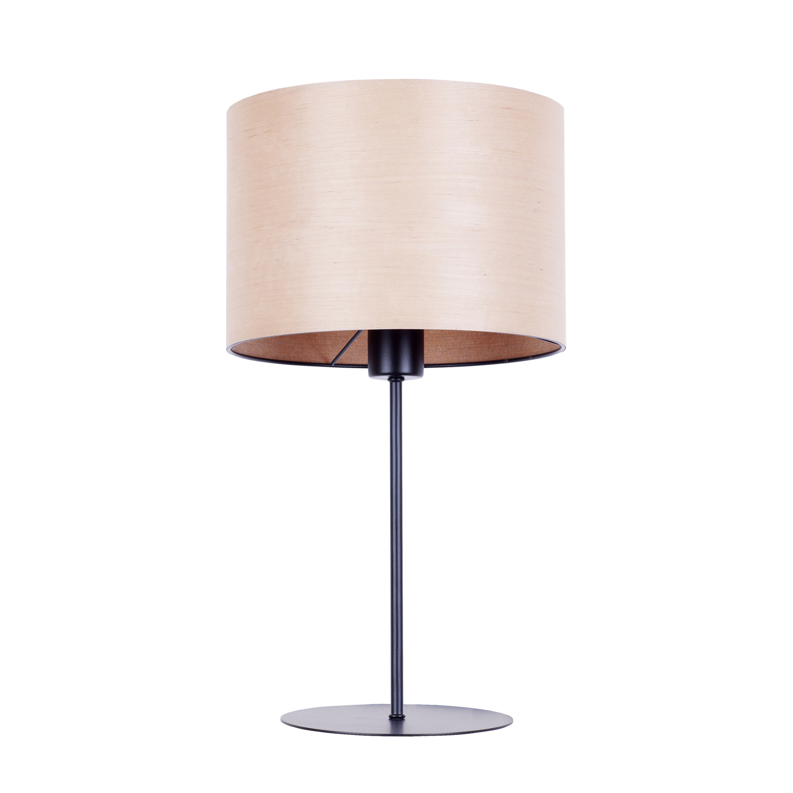 Envostar Veneer table lamp, light Ø 25 cm
