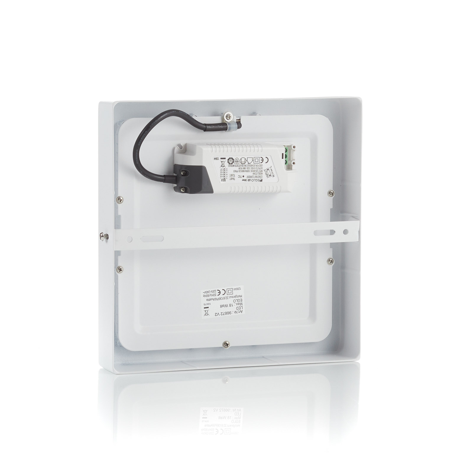 EGLO connect Fueva-C Deckenlampe eckig 22,5cm
