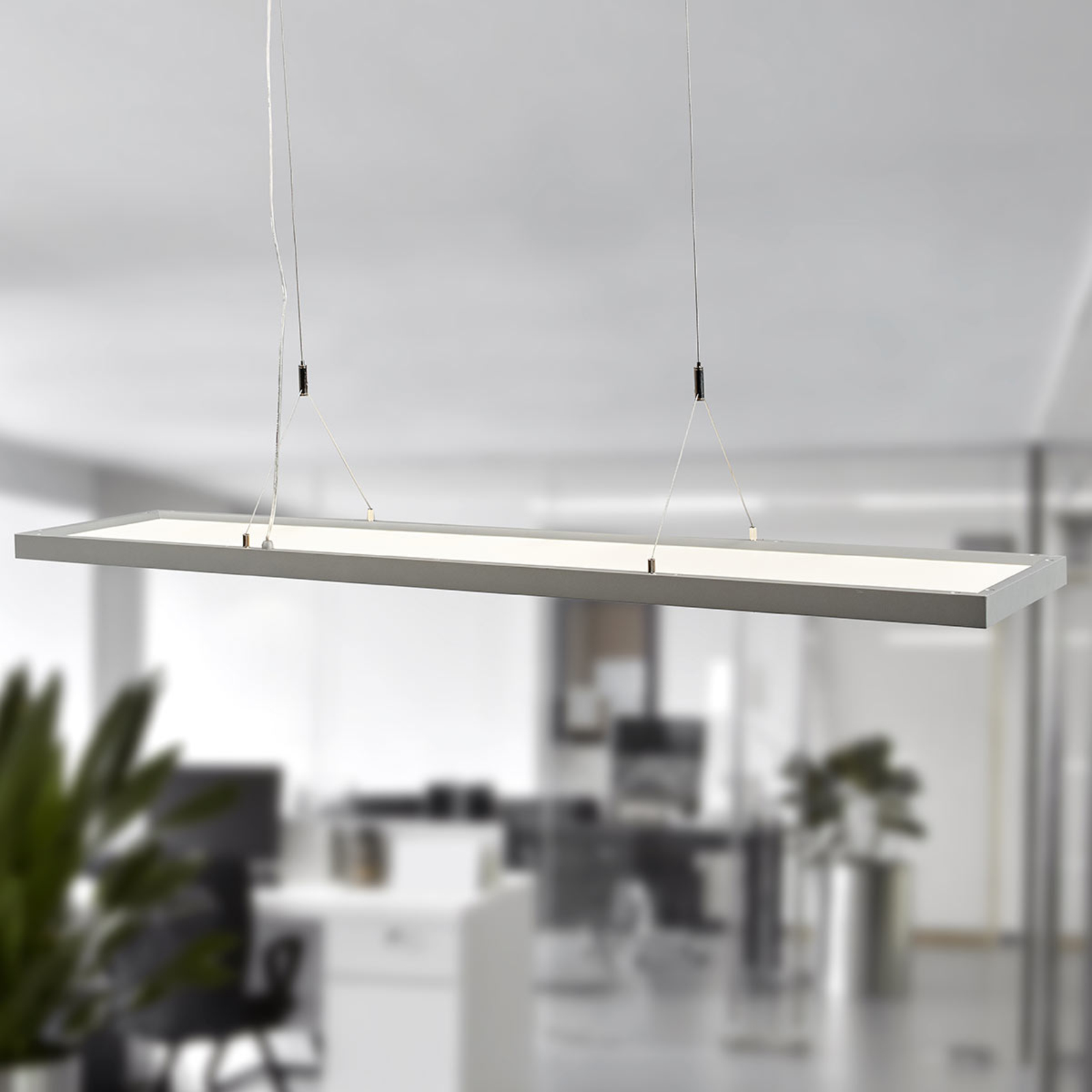 Candeeiro suspenso de escritório LED regulável Divia
