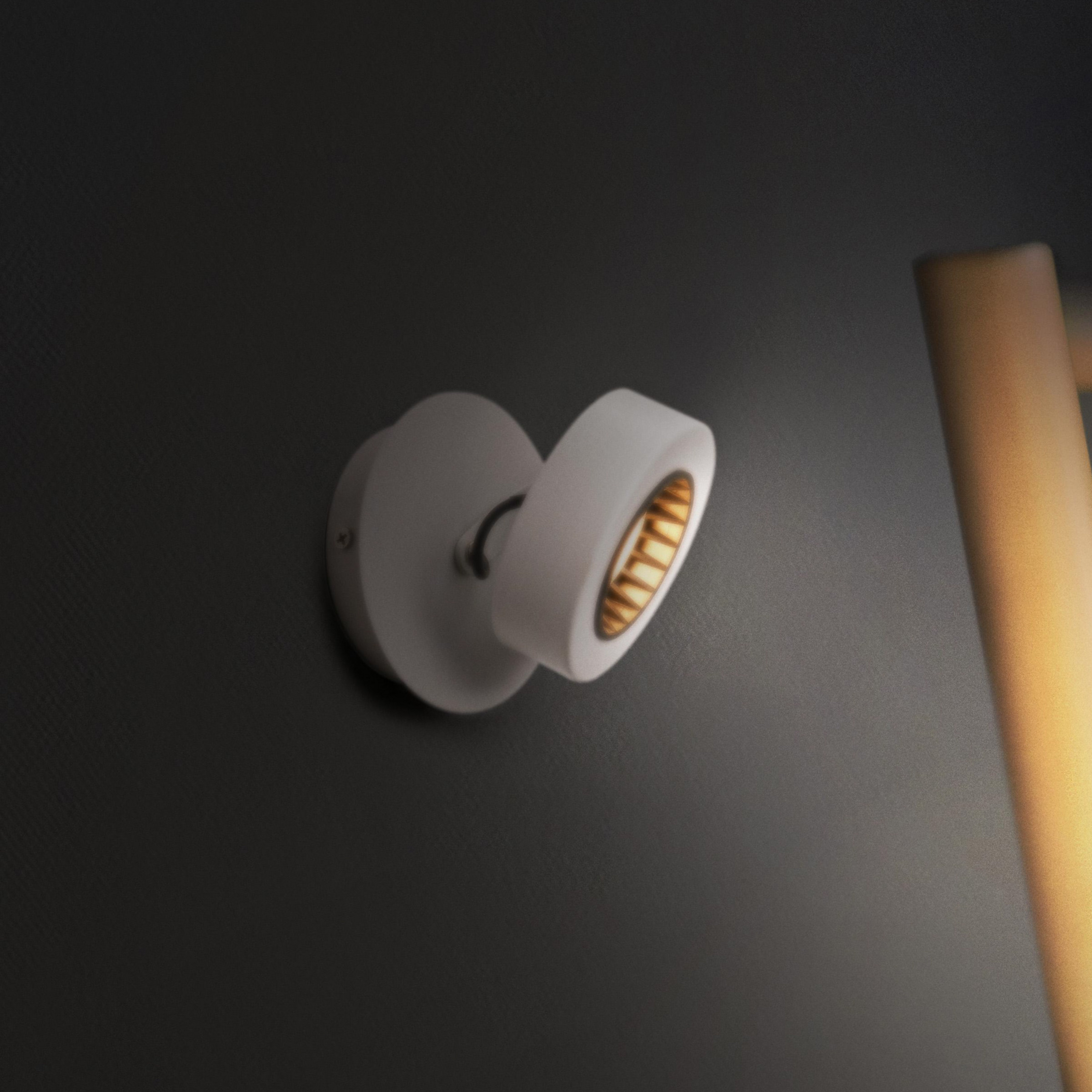 LEDVANCE Venus LED прожектор за стена, 3 000 K, ключ, бял