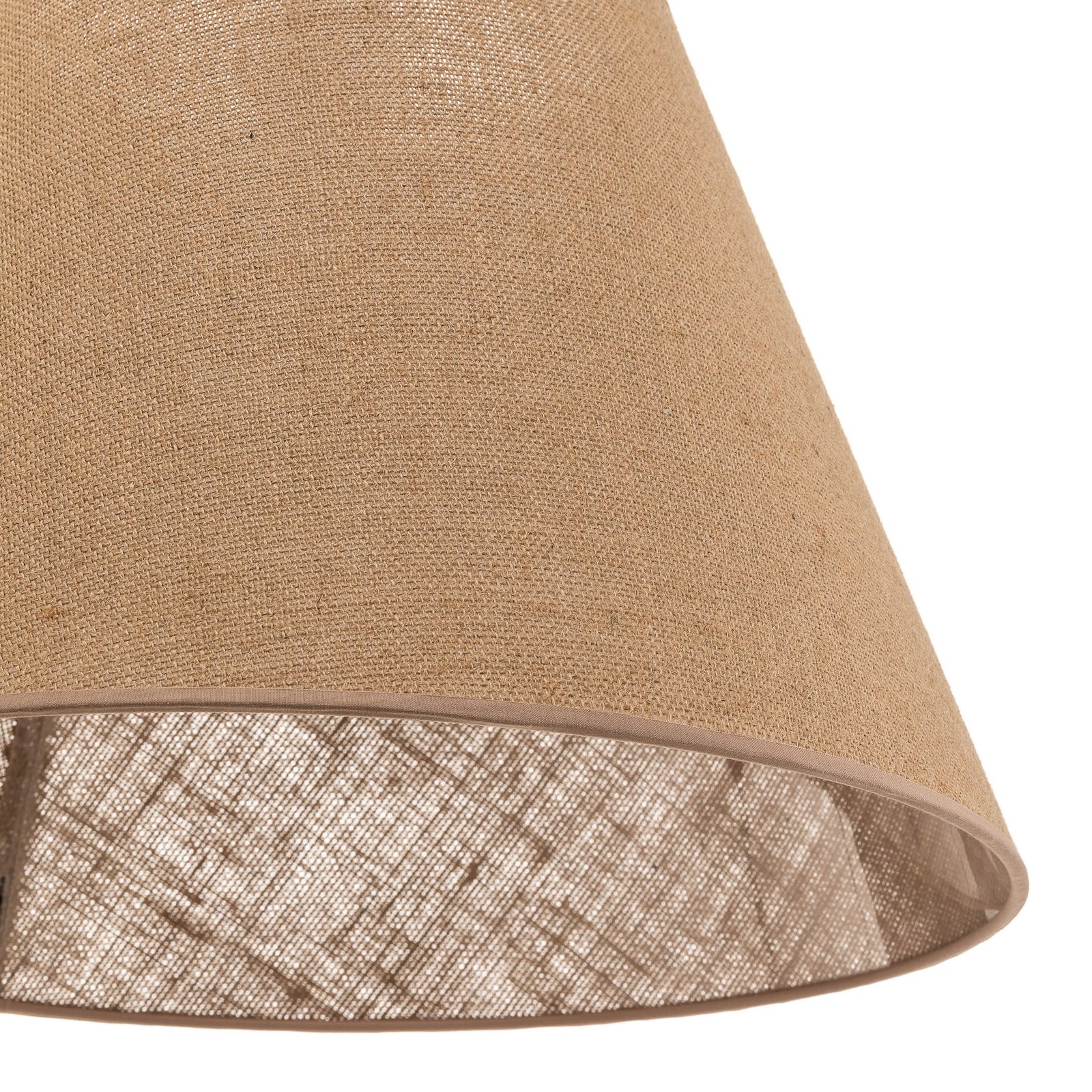 Anna lampshade, for pendant lights, light brown
