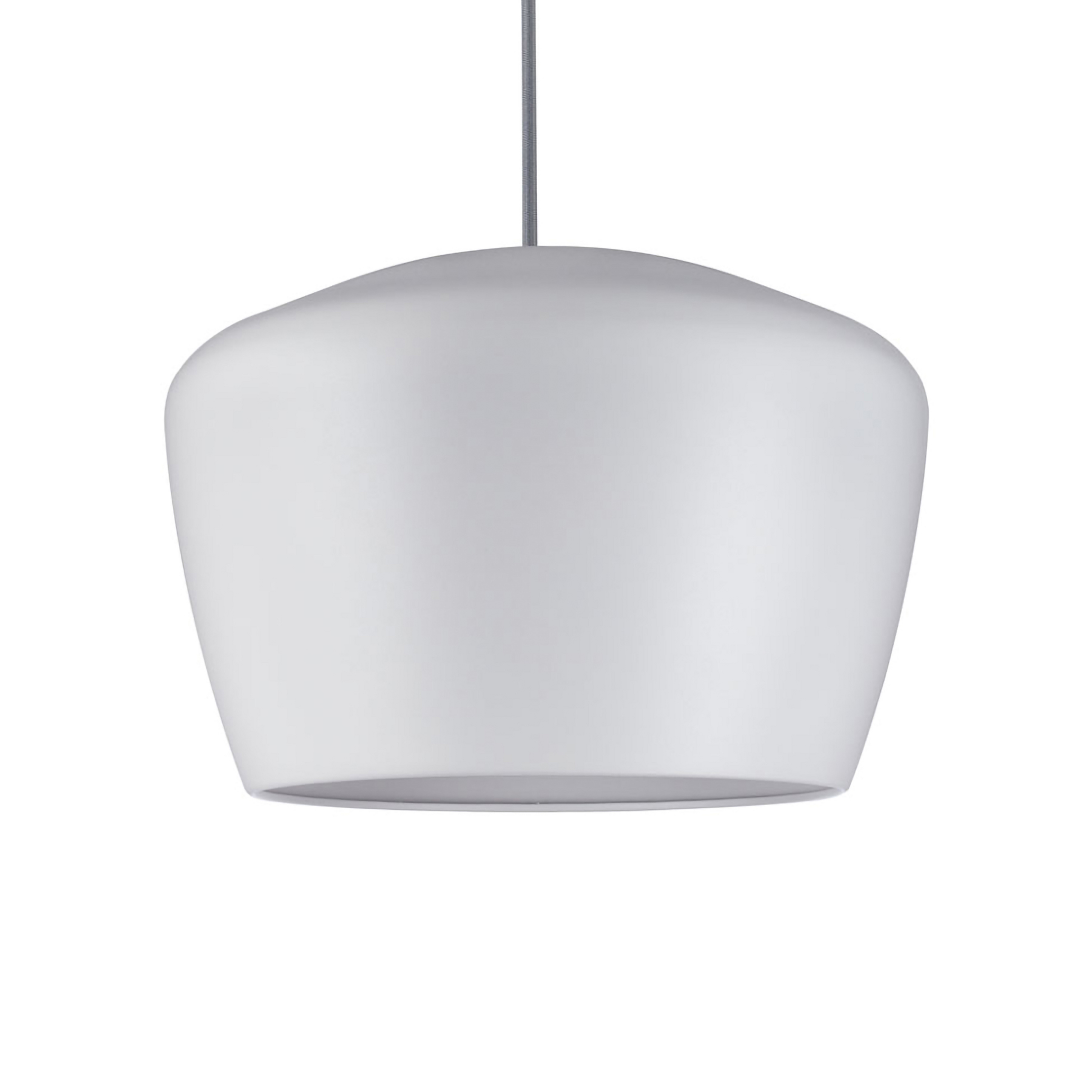 Paulmann Lampenschirm Pom, weiß, Ø 35 cm, Metall