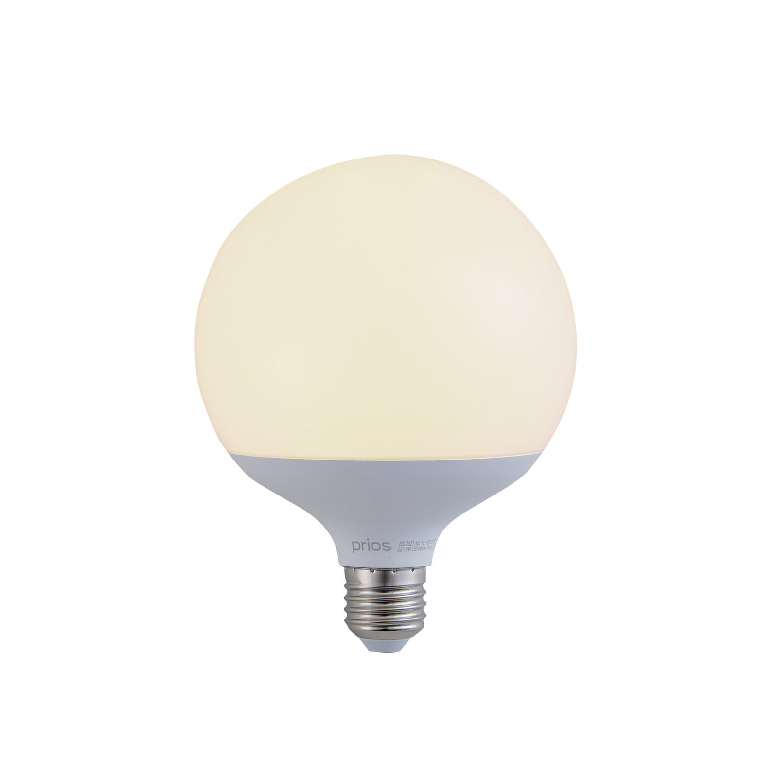 LUUMR Smart LED, E27, G125, 9W, RGB, Tuya, WLAN, mat, CCT