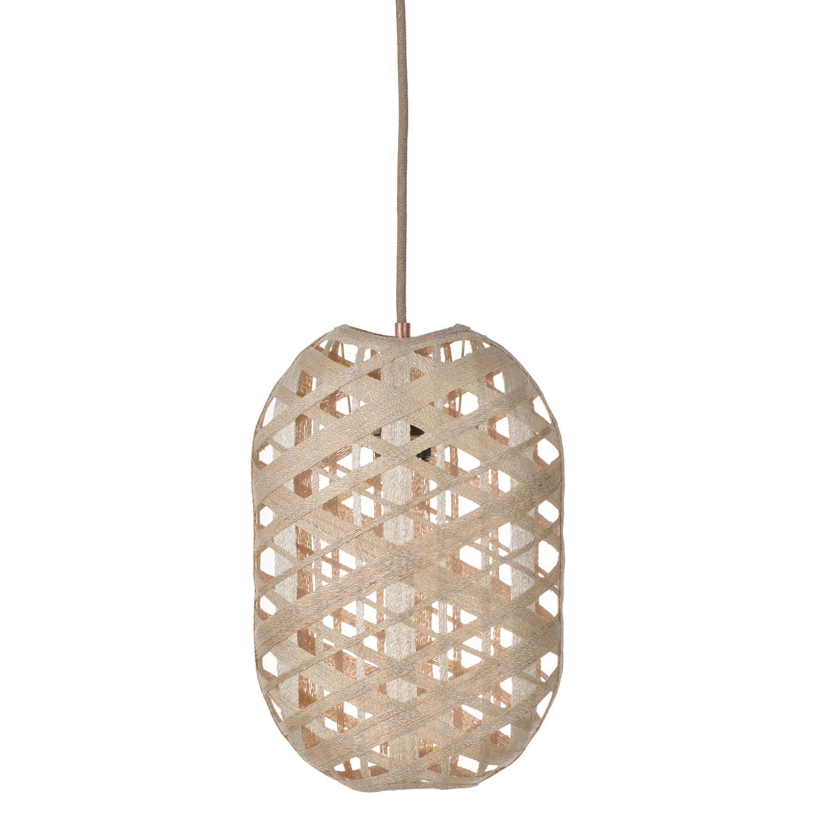 Forestier Capsule S oval pendant light, 36 cm