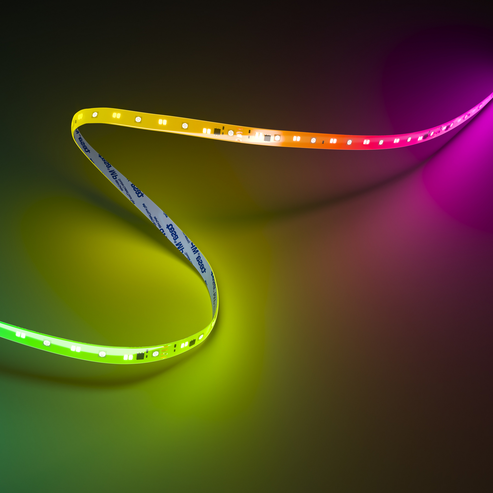 Bandă LED inteligentă Calex, lungime 30 m, RGB, telecomandă CCT