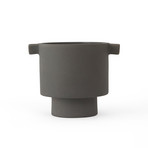 Vaso para plantas Inka Kana, antracite, 11 cm - OYOY Living Design