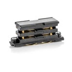 Linear connector for Noa HV track system, black