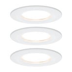 Paulmann LED recessed spotlight Nova Coin 3 white round dimmable