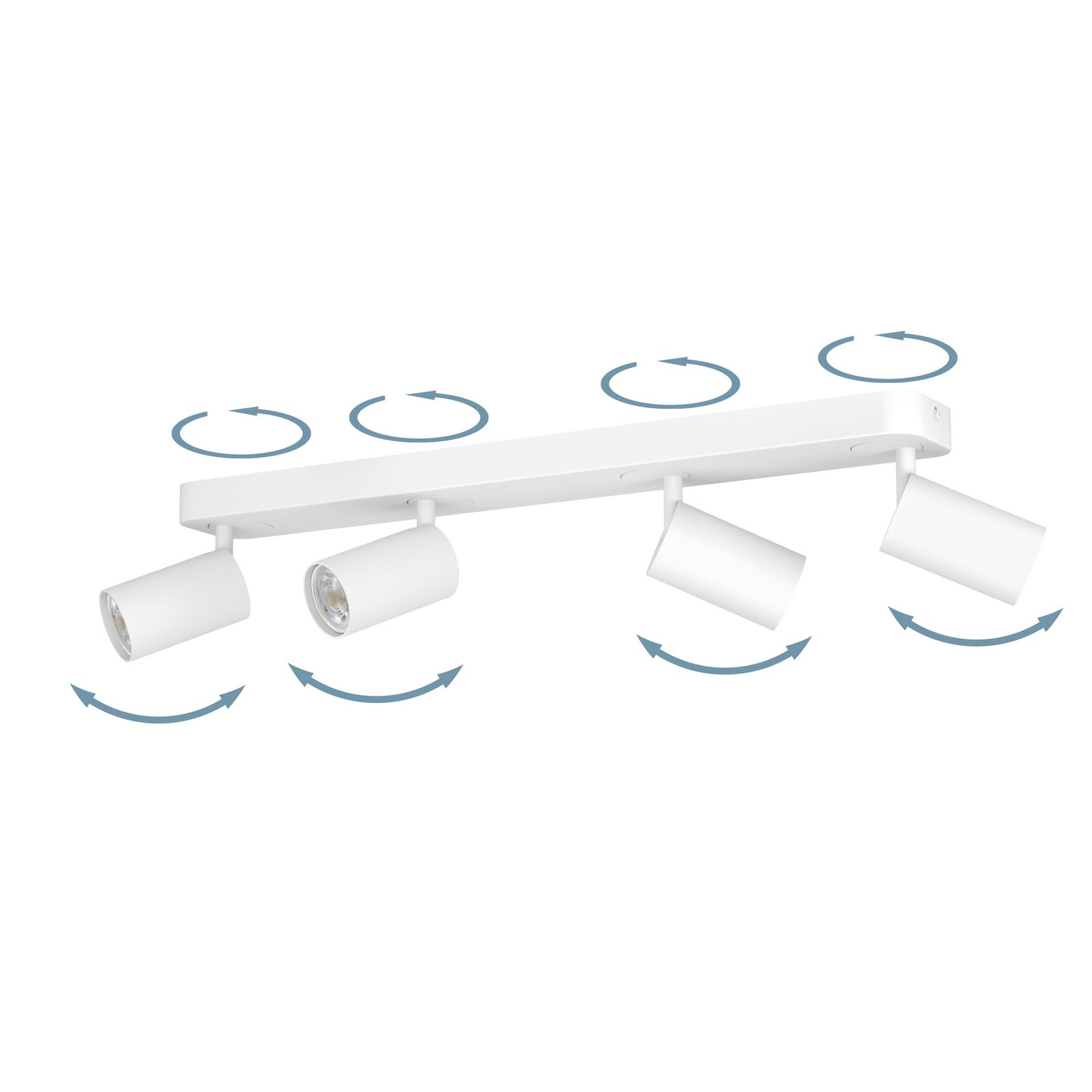 EGLO connect Telimbela-Z loftspot 4 lyskilder hvid EGLO connect Telimbela-Z loftspot 4 lyskilder hvid