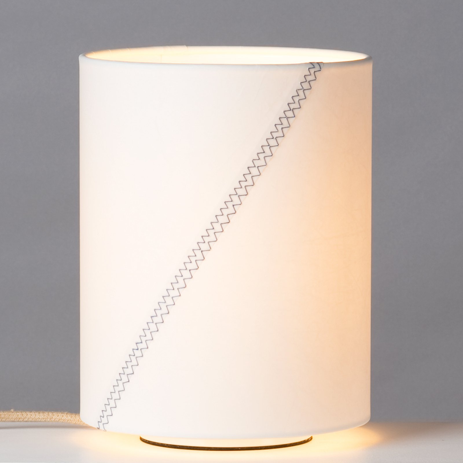 Traditionsschiff N°53 table lamp sail white/blue