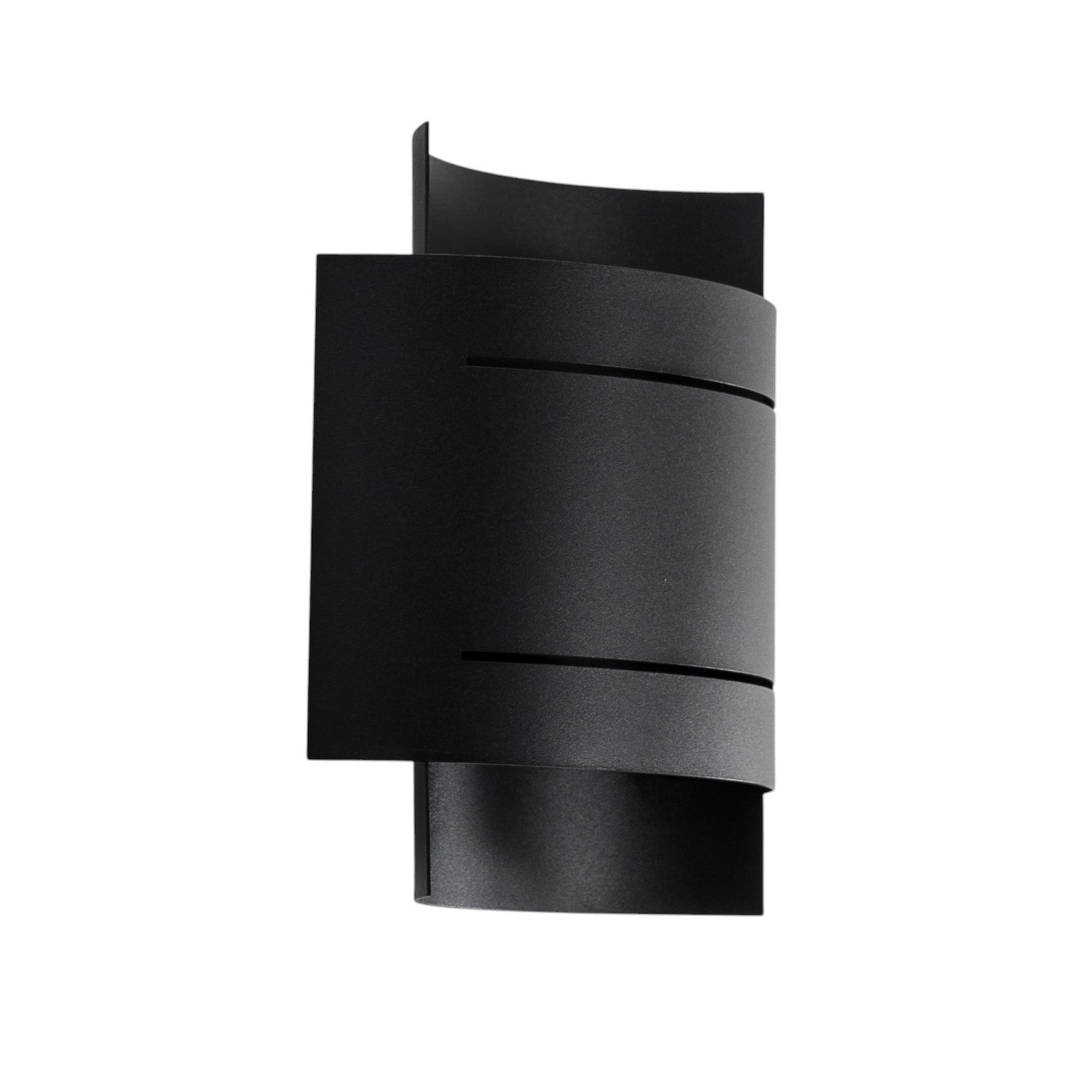 Euluna Isotta wall light, semicircular, black