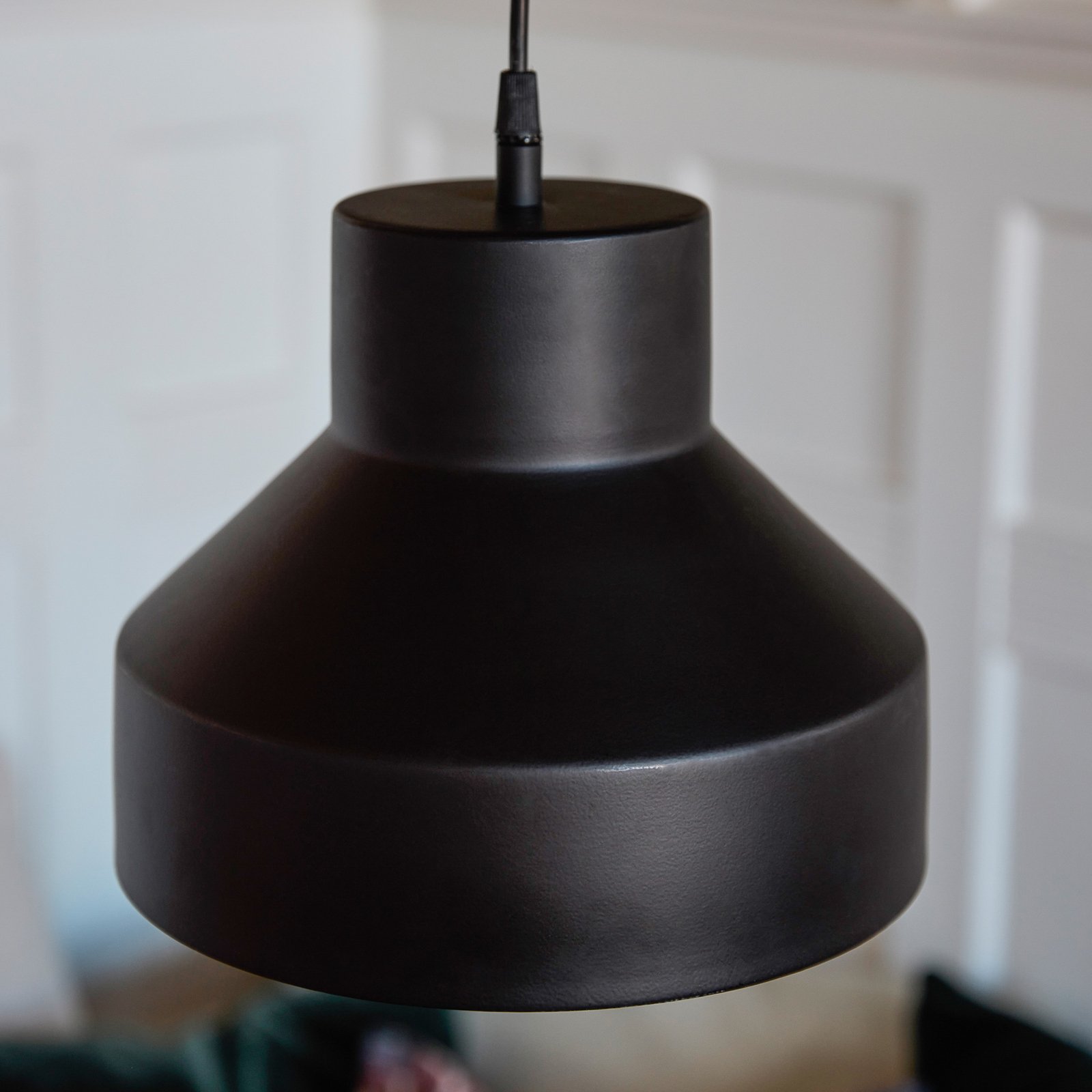 PR Home Solo závesné svietidlo Ø 26cm čierna matná