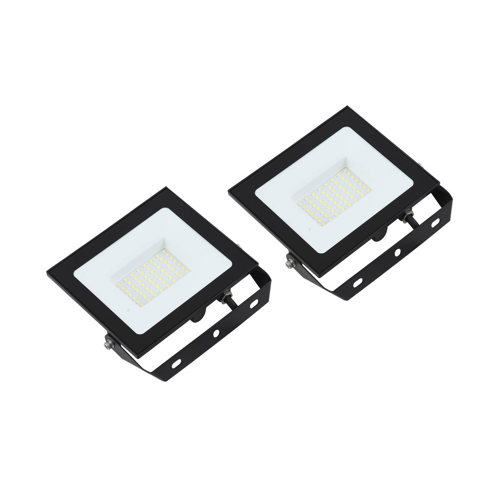 Prios reflektor zewnętrzny LED Maikel, 50 W, metal, zestaw 2 szt
