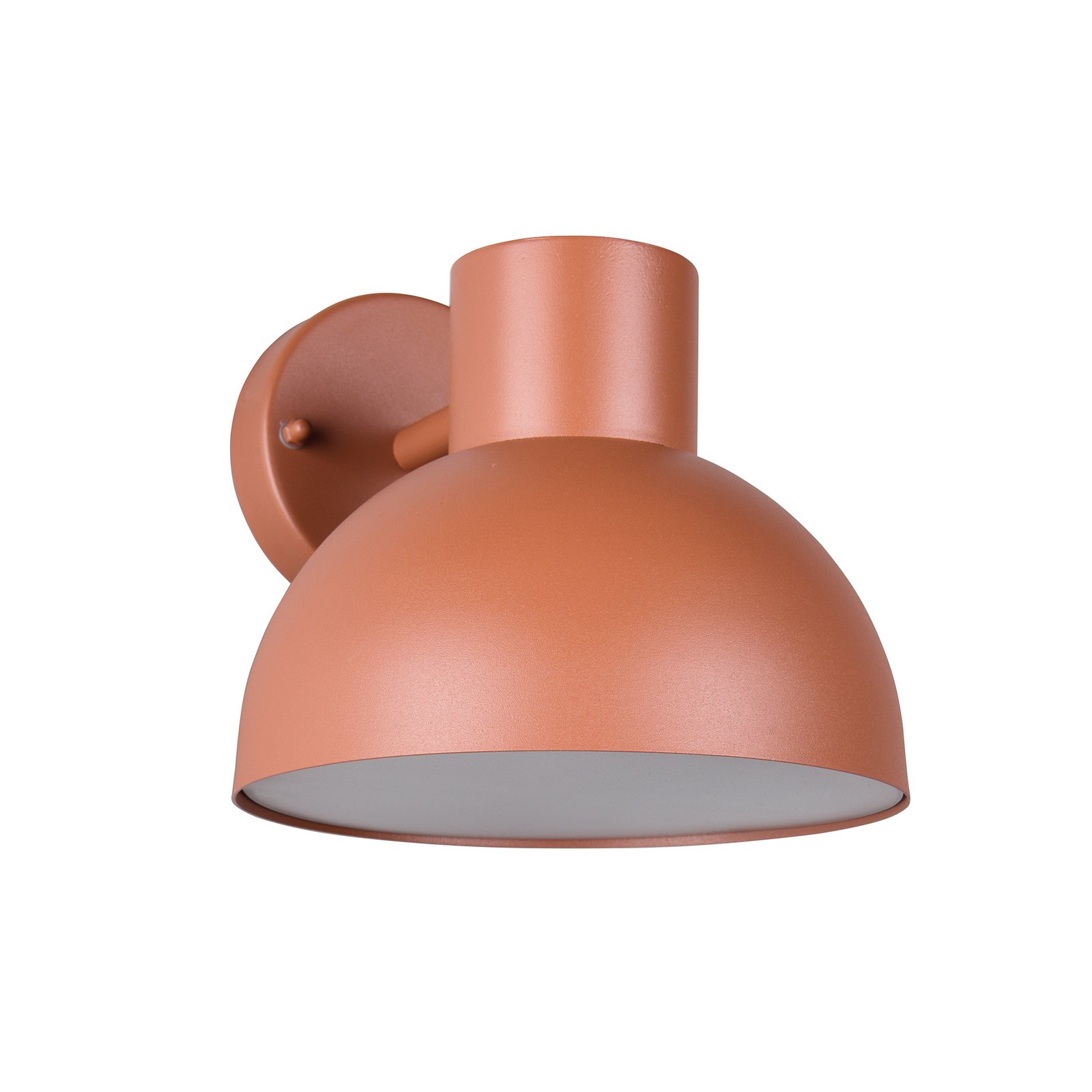 Elbe outdoor wall light, apricot, die-cast aluminium, E27