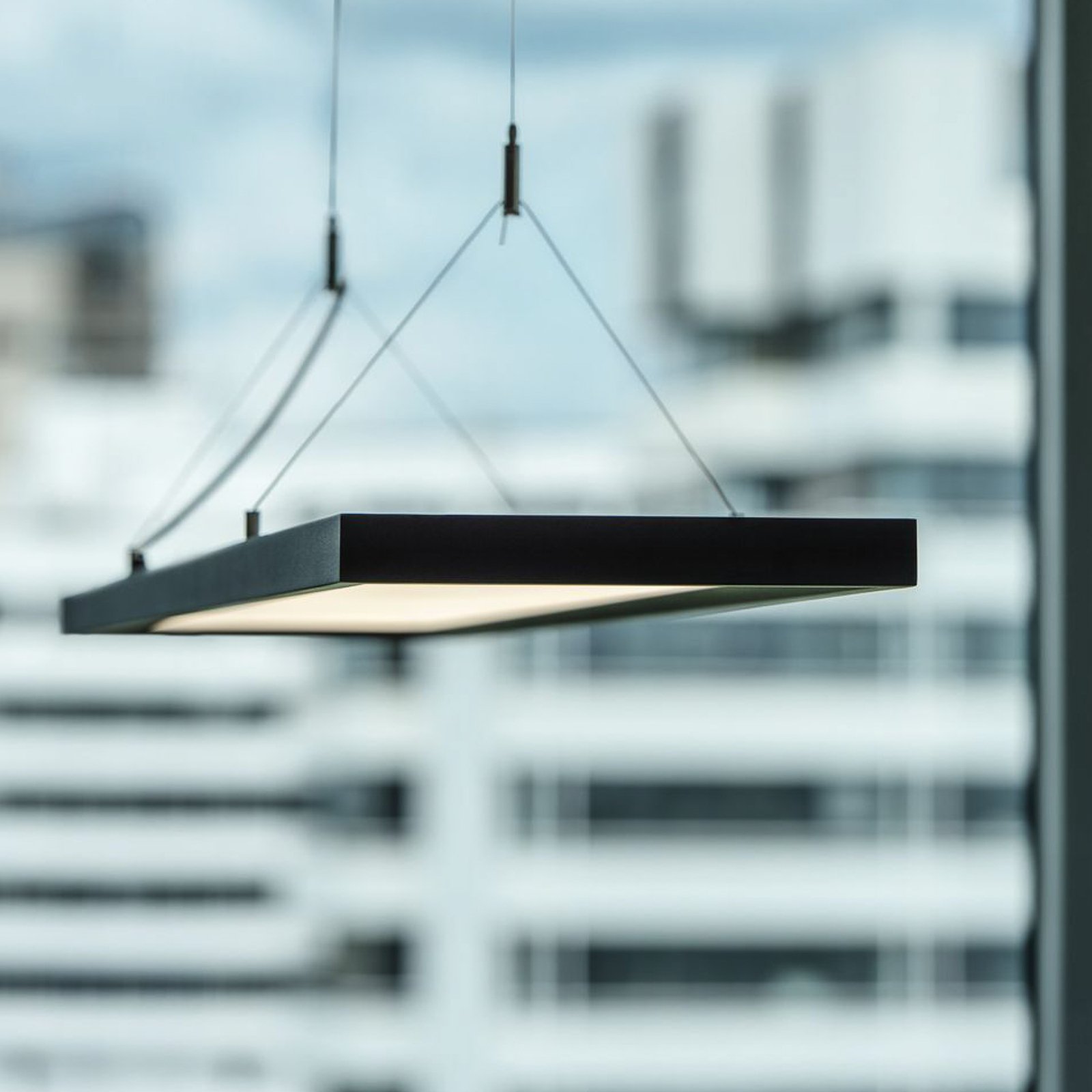 SLV Worklight LED office hanging light, black