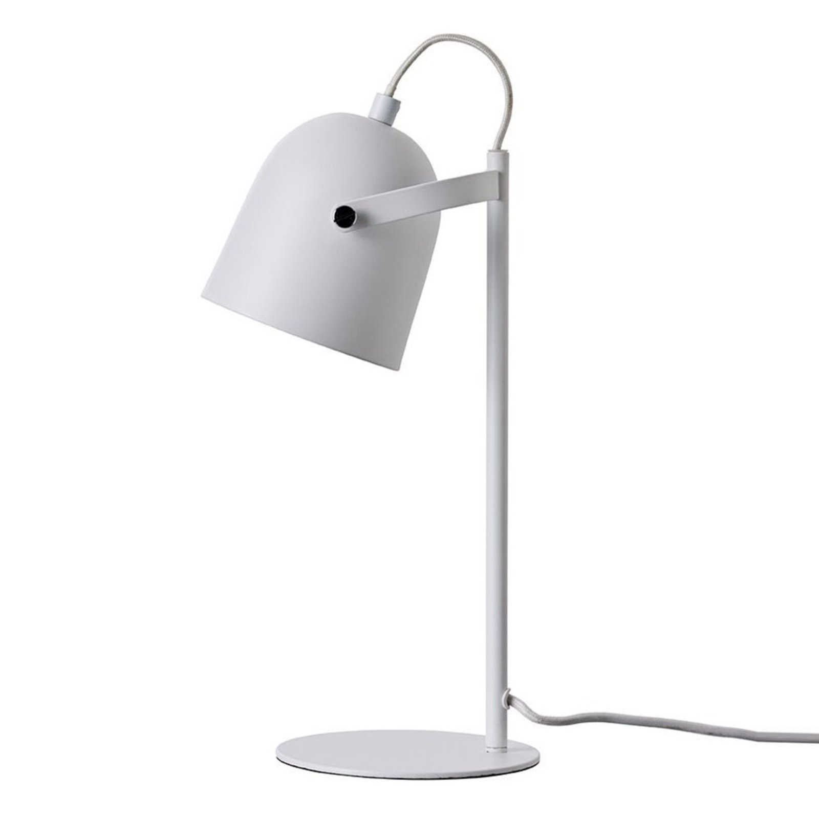 Dyberg Larsen Oslo asztali lámpa fémből, fehér