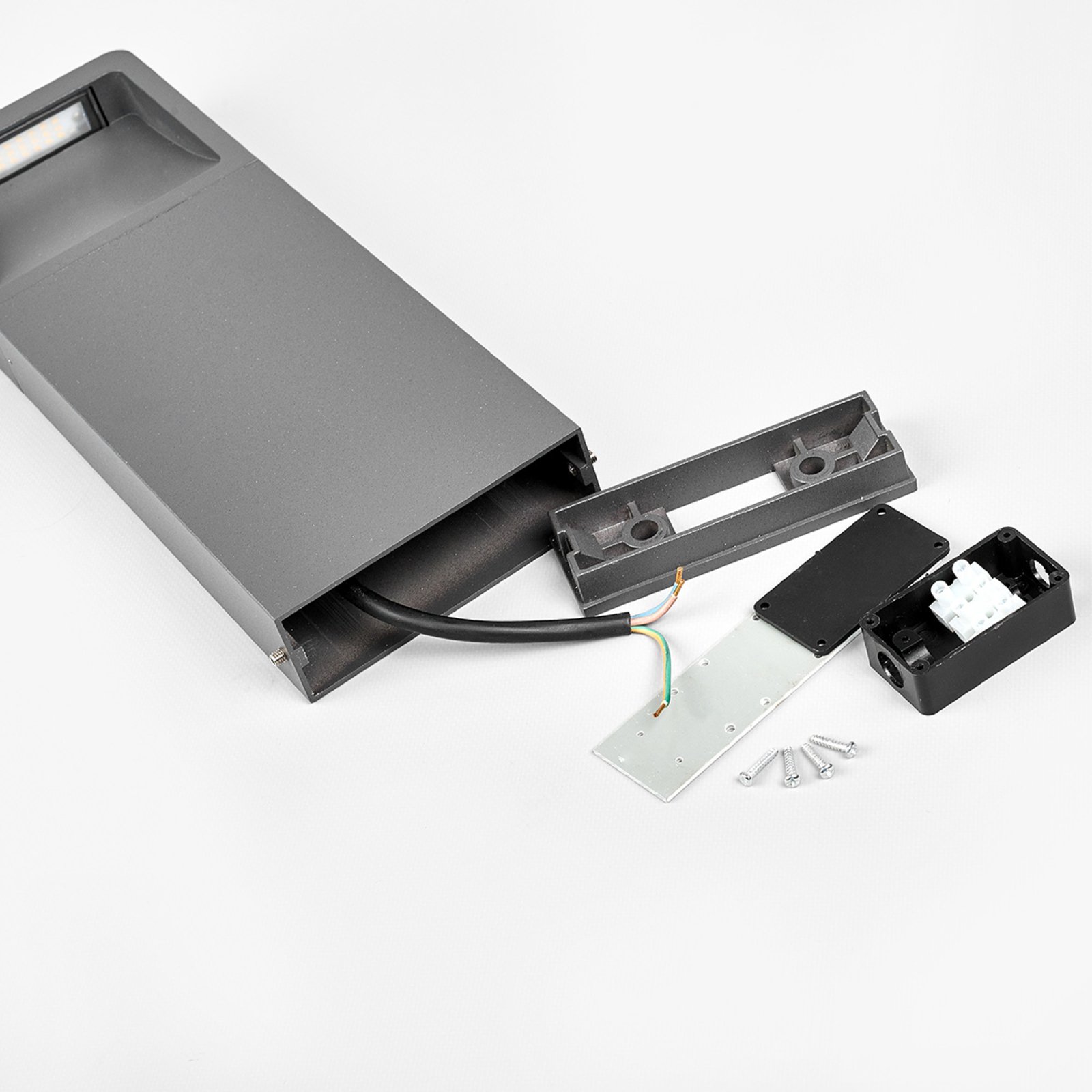 Leya LED Outdoor Garden Lamp IP54 Graphite - Lucande