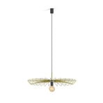 Hanglamp Umbrella in vlakke vorm, goud