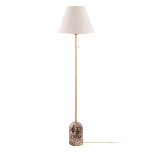 Gino-maavalaisin, jalka marmori, beige, 145 cm - Globen Lighting