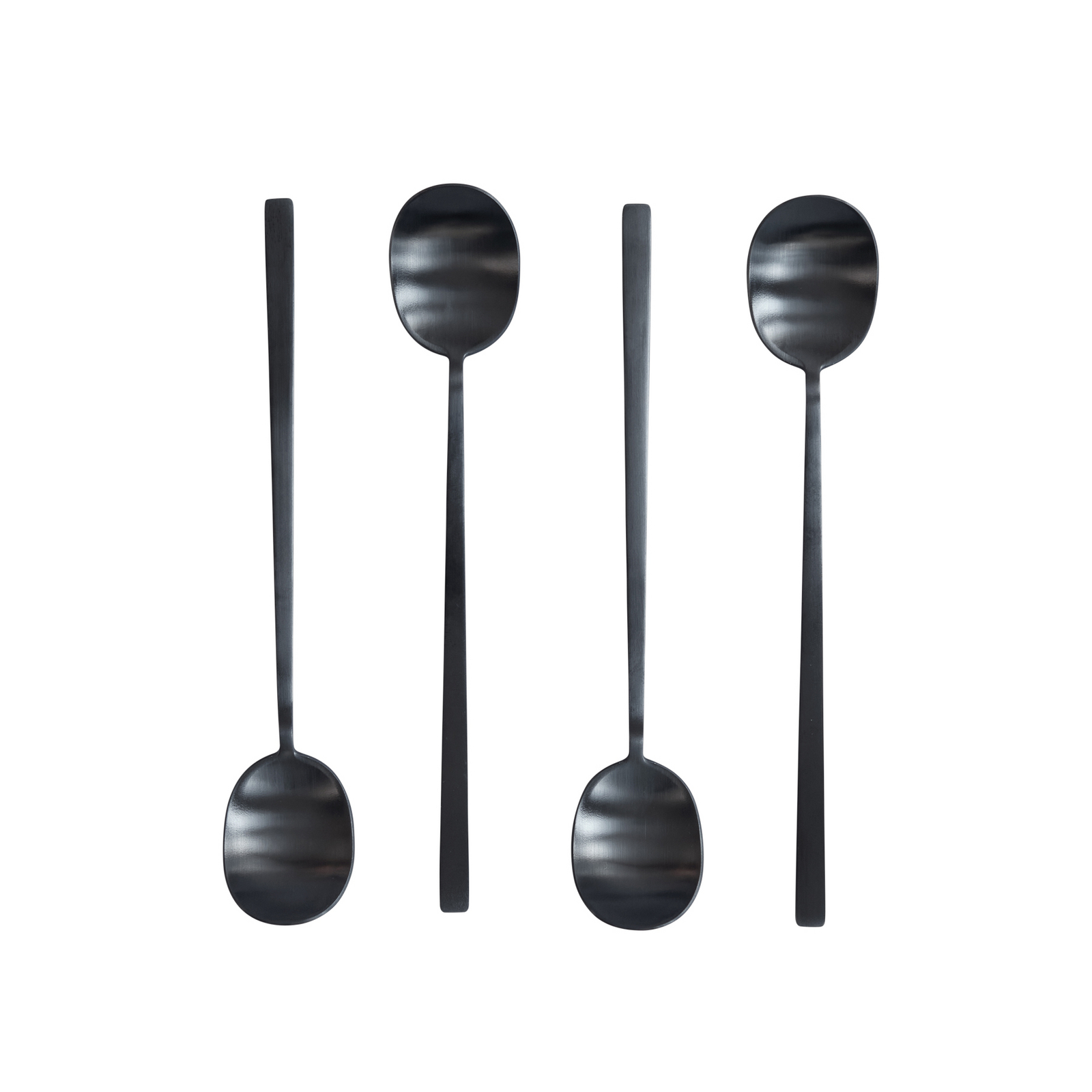 Łyżki Kogei, zestaw 4 sztuk, czarne, wysokość 20 cm – 101 Copenhagen