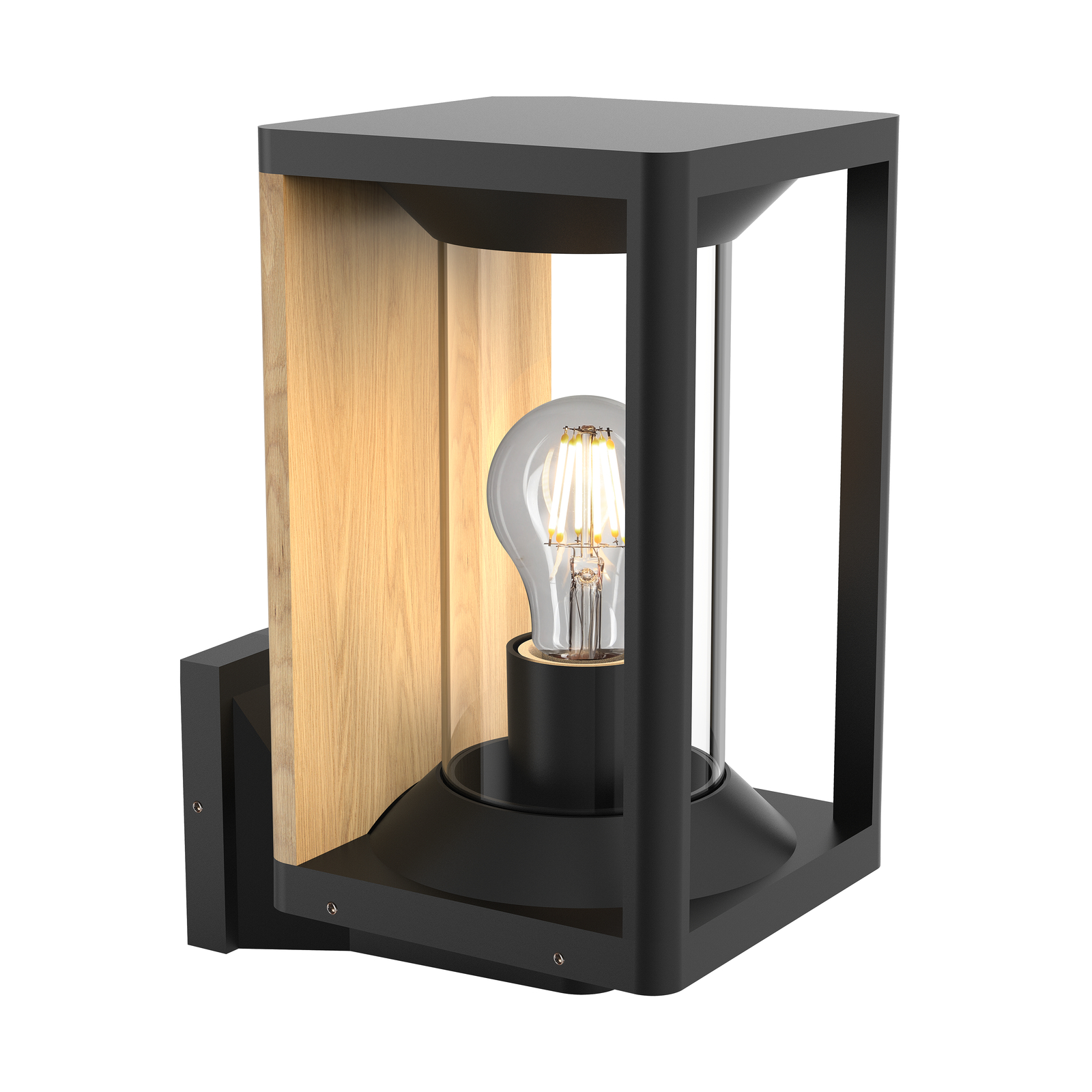 Candina Candeeiro de Parede Exterior IP65 Limpar - Lucande