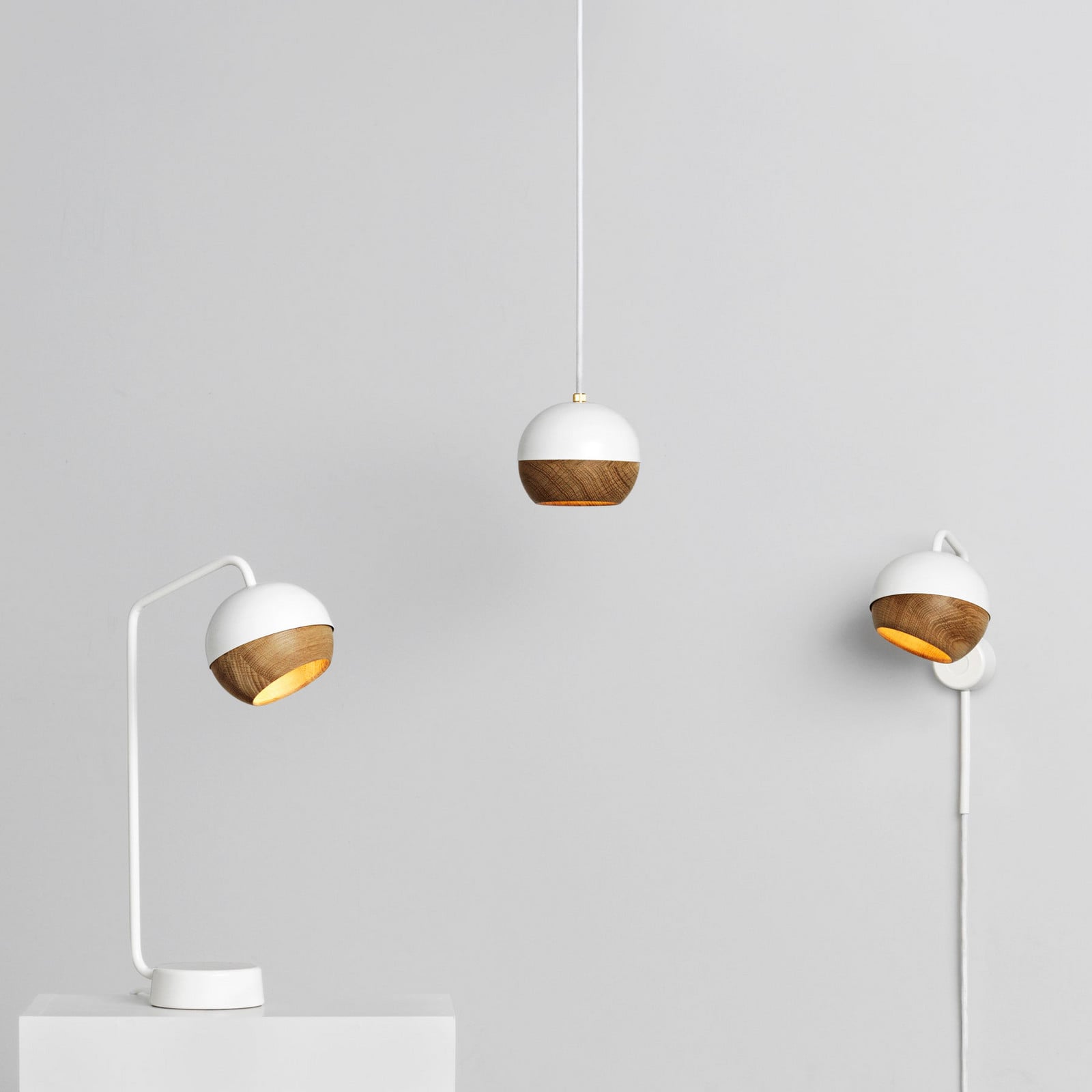 Ray Pendel Small Hvit - Mater Ray S - Stue - Design - Tre - Kule