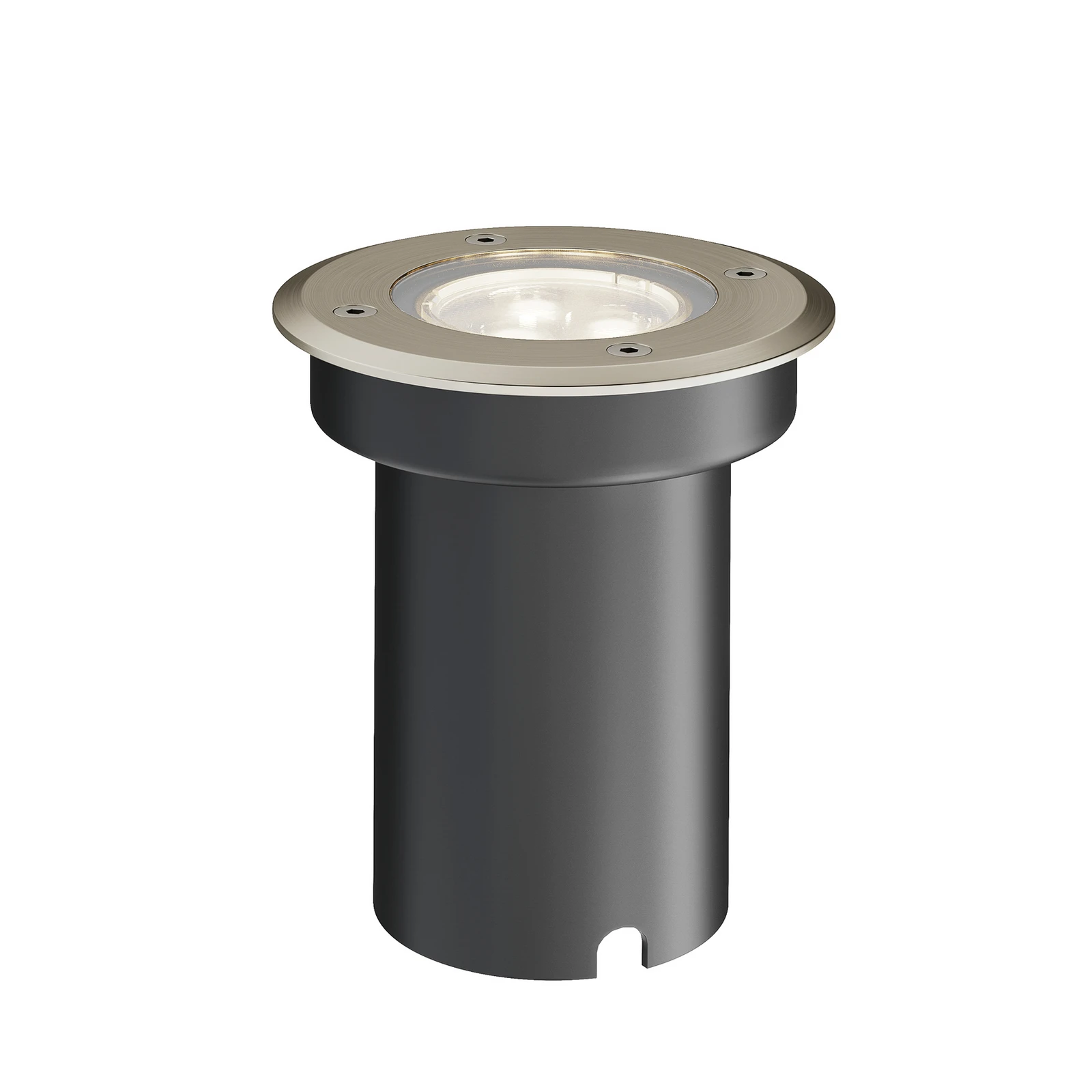 Lucande LED χωνευτό φωτιστικό δαπέδου Ava, Ø 12 cm, στρογγυλό, IP67
