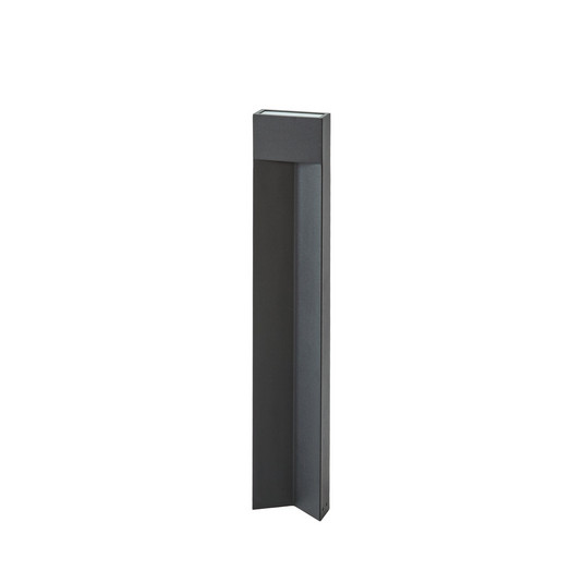 LED osvětlení cesty Kaholo, hliník, IP44, černé, 90 cm – Lucande