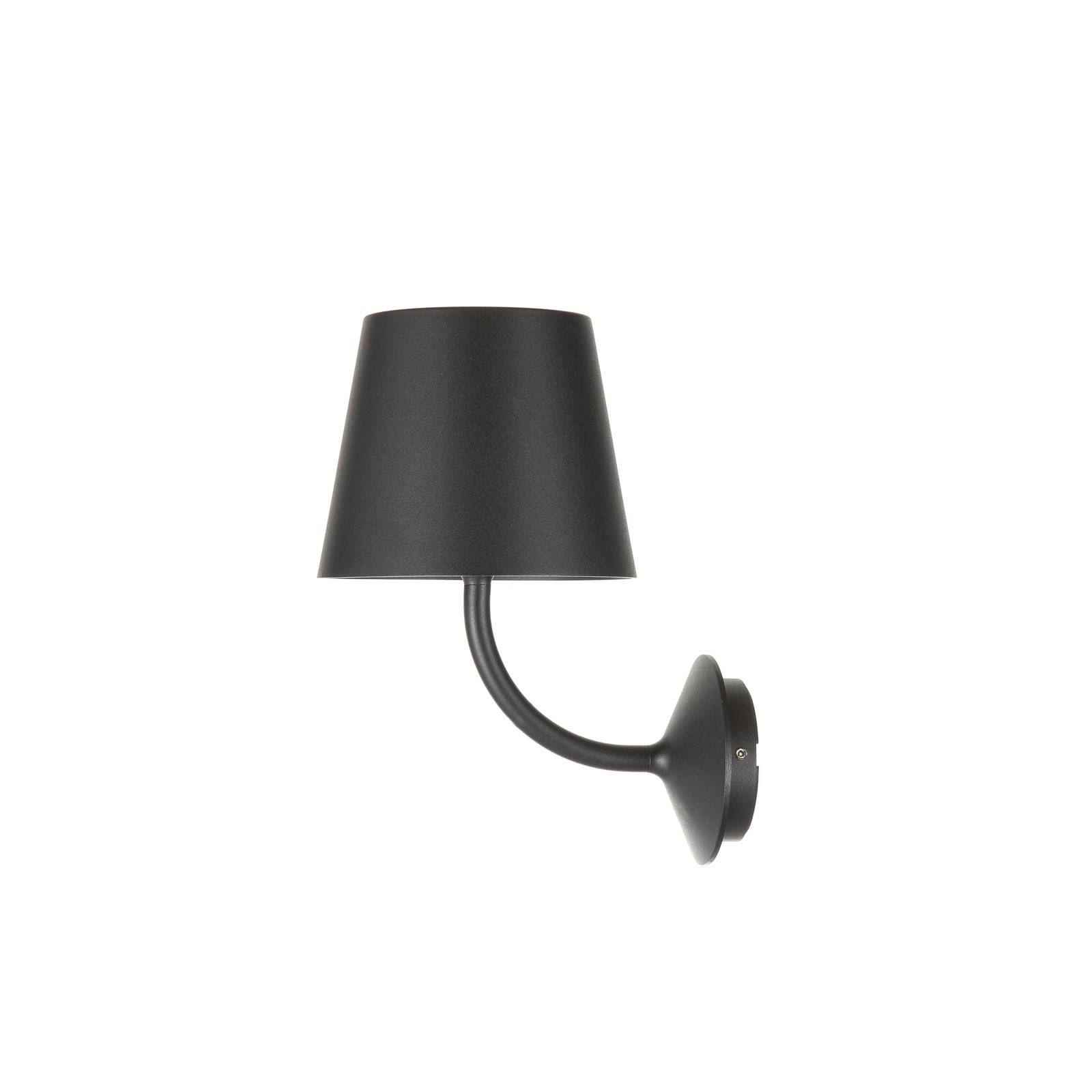 LED-Außenwandleuchte Justin in Schwarz