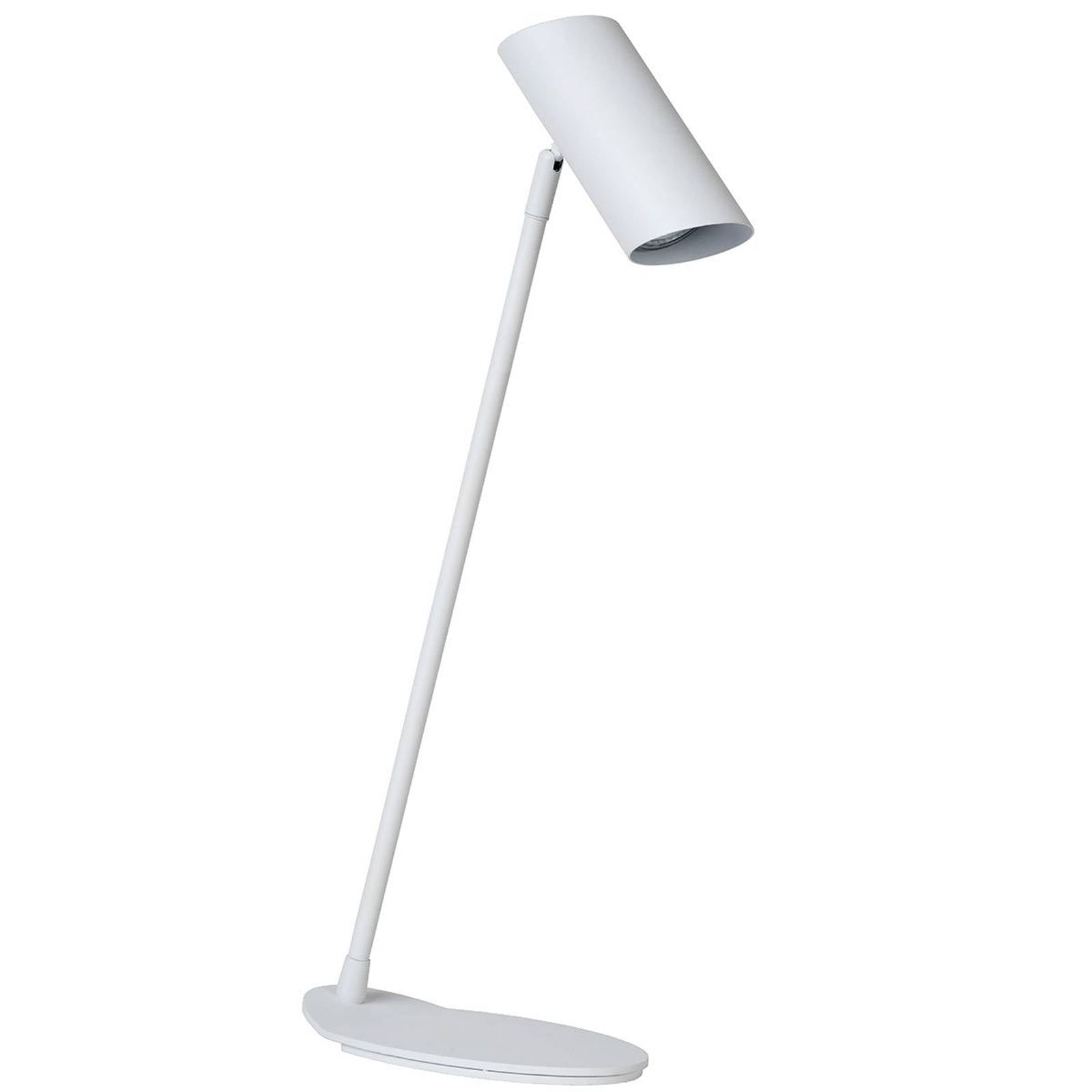 Weiße Schreibtischlampe Hester aus Metall