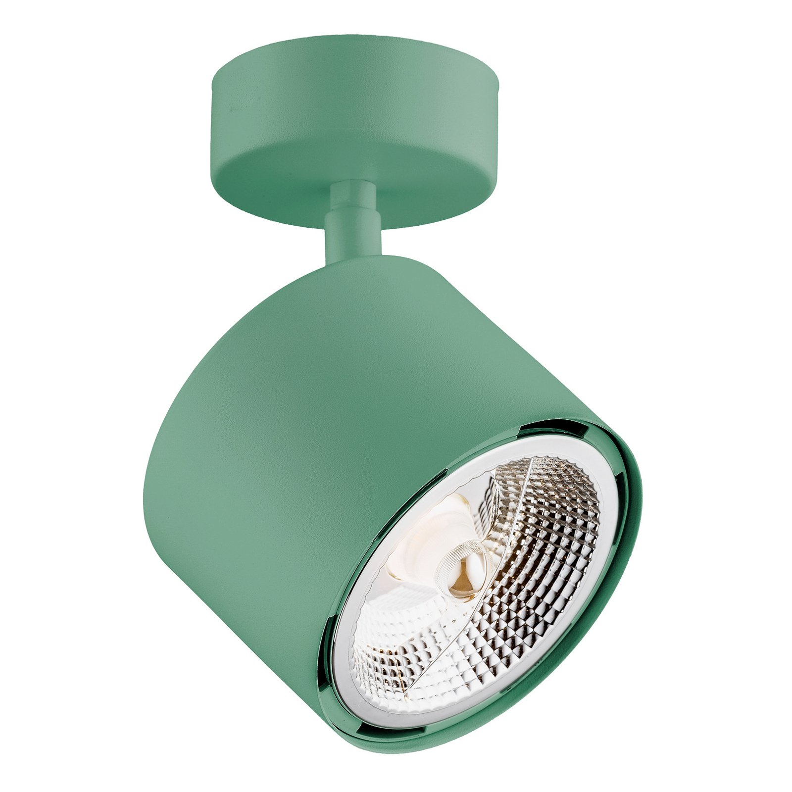 Chloe downlight adjustable 1-bulb, green