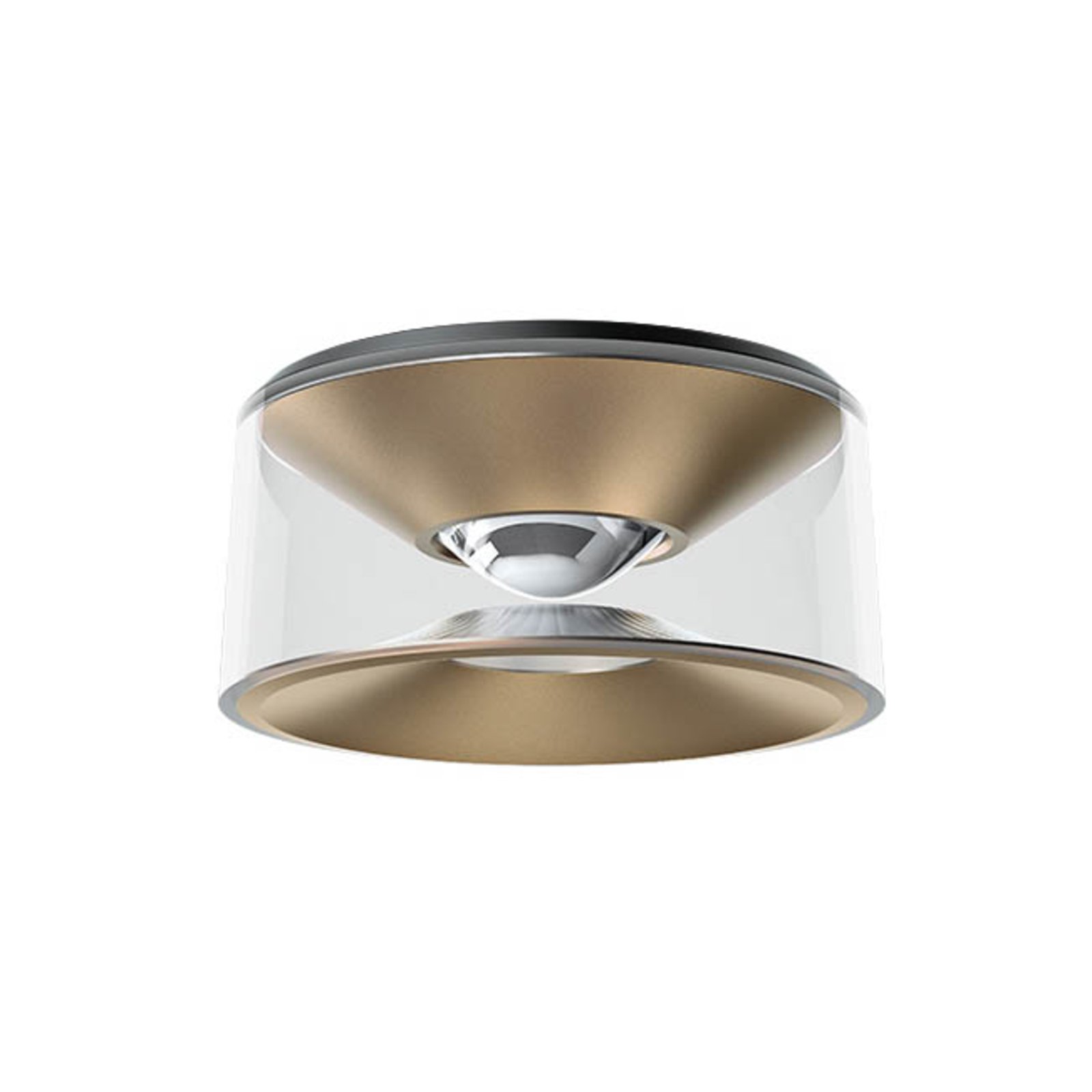 Ribag Vior LED ceiling light 230V sand gold
