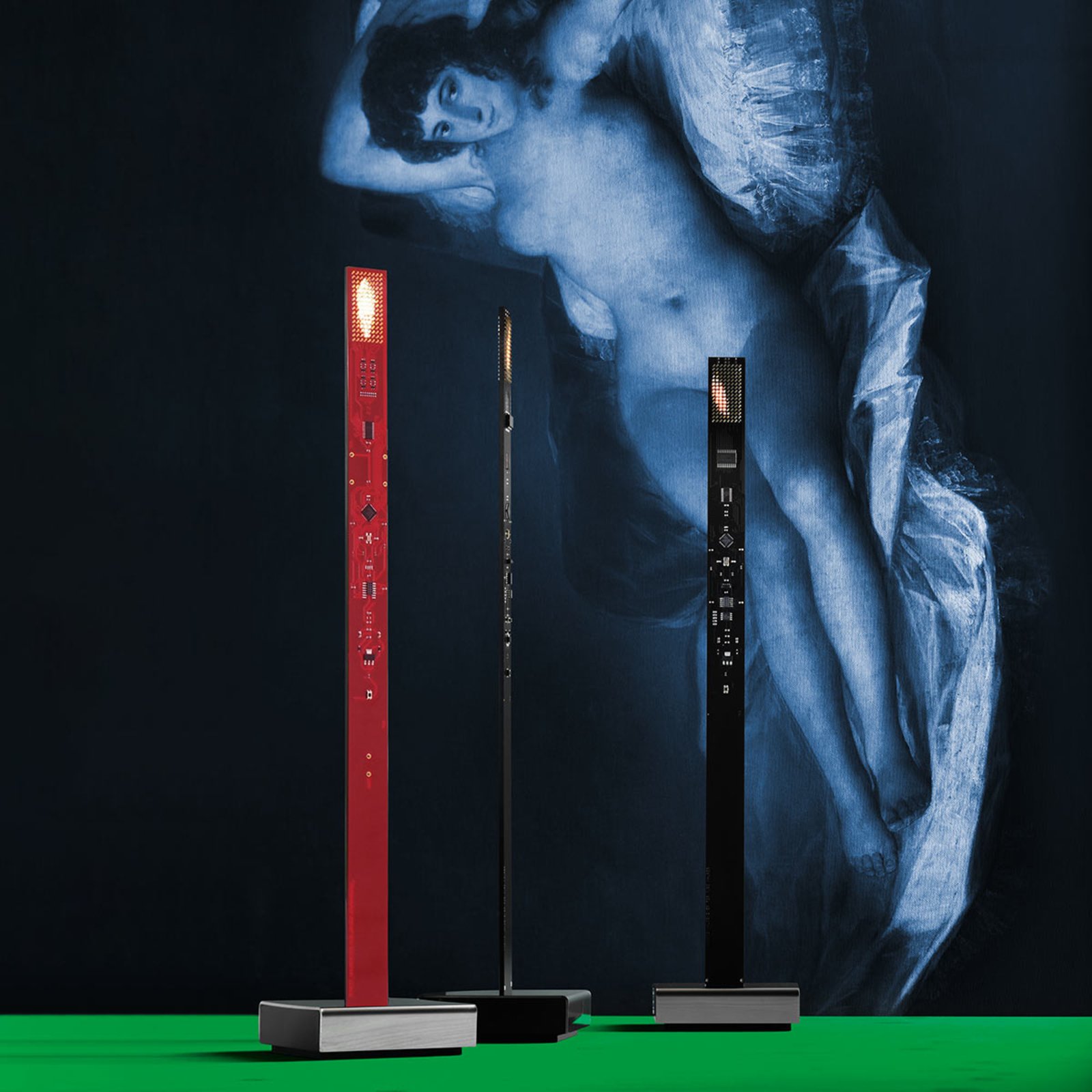My New Flame Portable Lampada da Tavolo Rosso - Ingo Maurer
