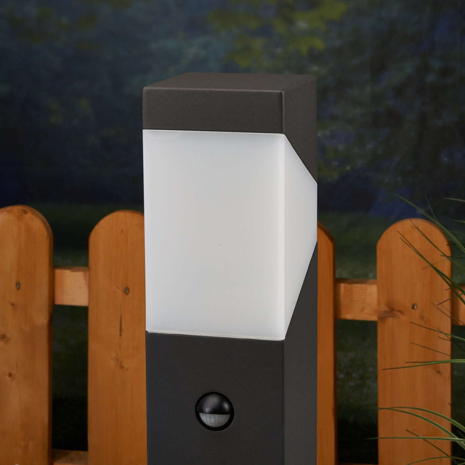Kiran Außen Gartenleuchte w/Sensor H60 Graphite - Lucande