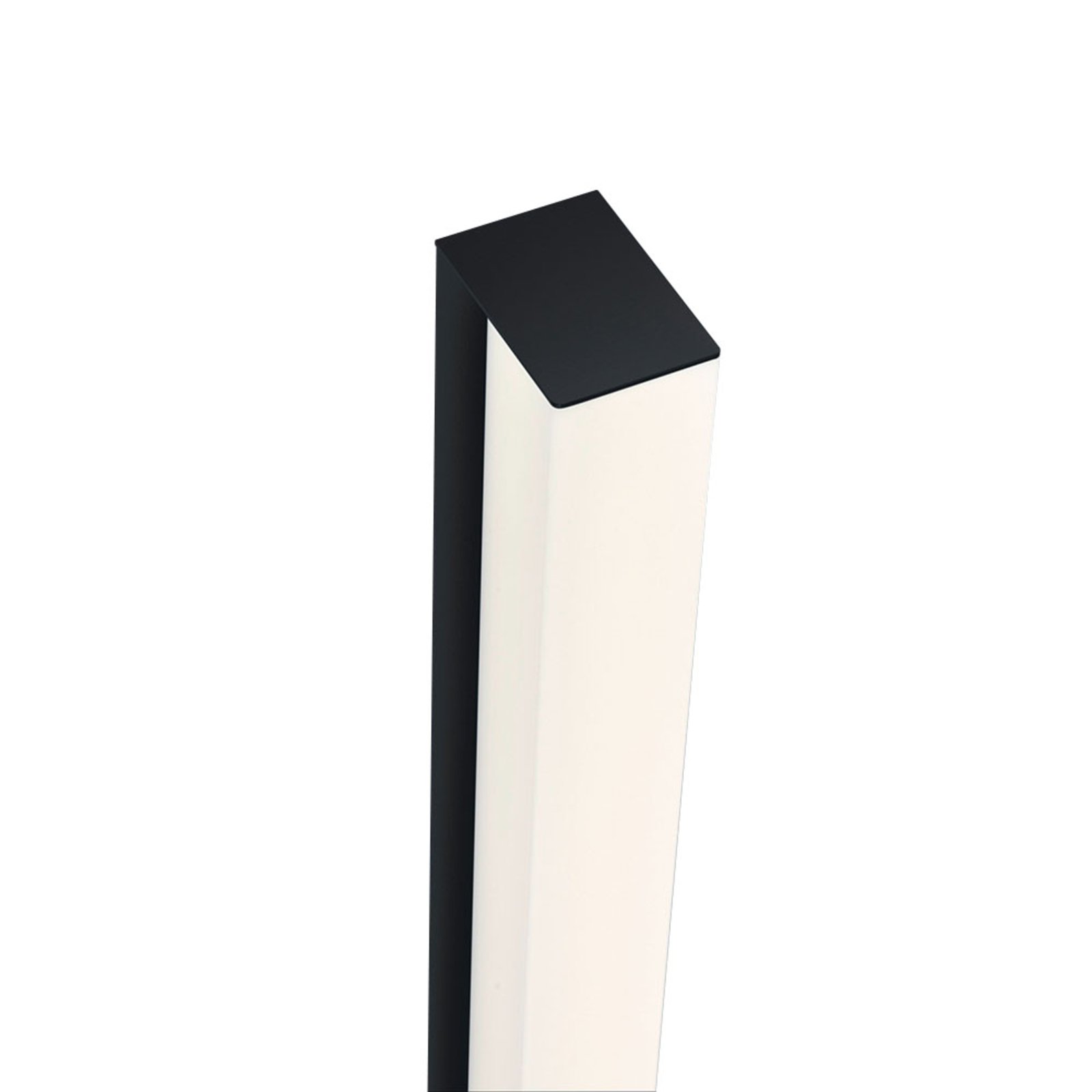 Helestra Lado LED svetilka z ogledalom črna 60 cm