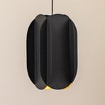 Pakabinamas šviestuvas „Corner“, juodas, aukštis 35 cm, metalas, E27