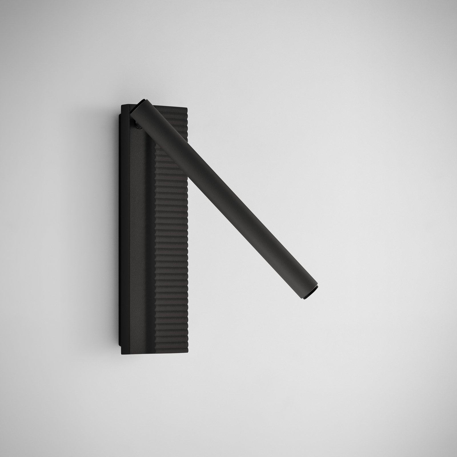 Bover LED-vägglampa Arid A/02 svart, aluminium, 2 700 K Bover LED-vägglampa Arid A/02 svart, aluminium, 2 700 K