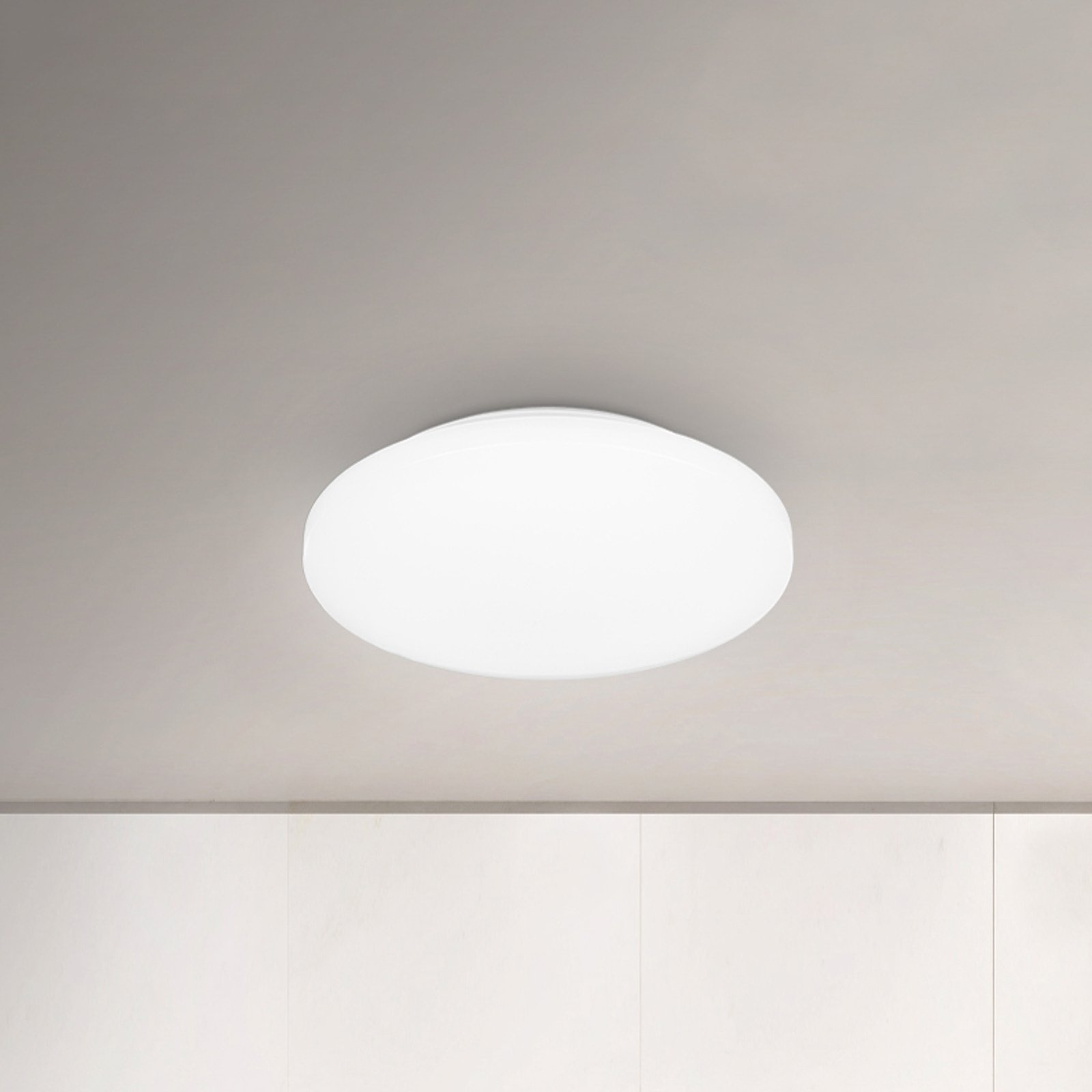 LED bathroom ceiling light Case IP44 3,000K Ø 28cm