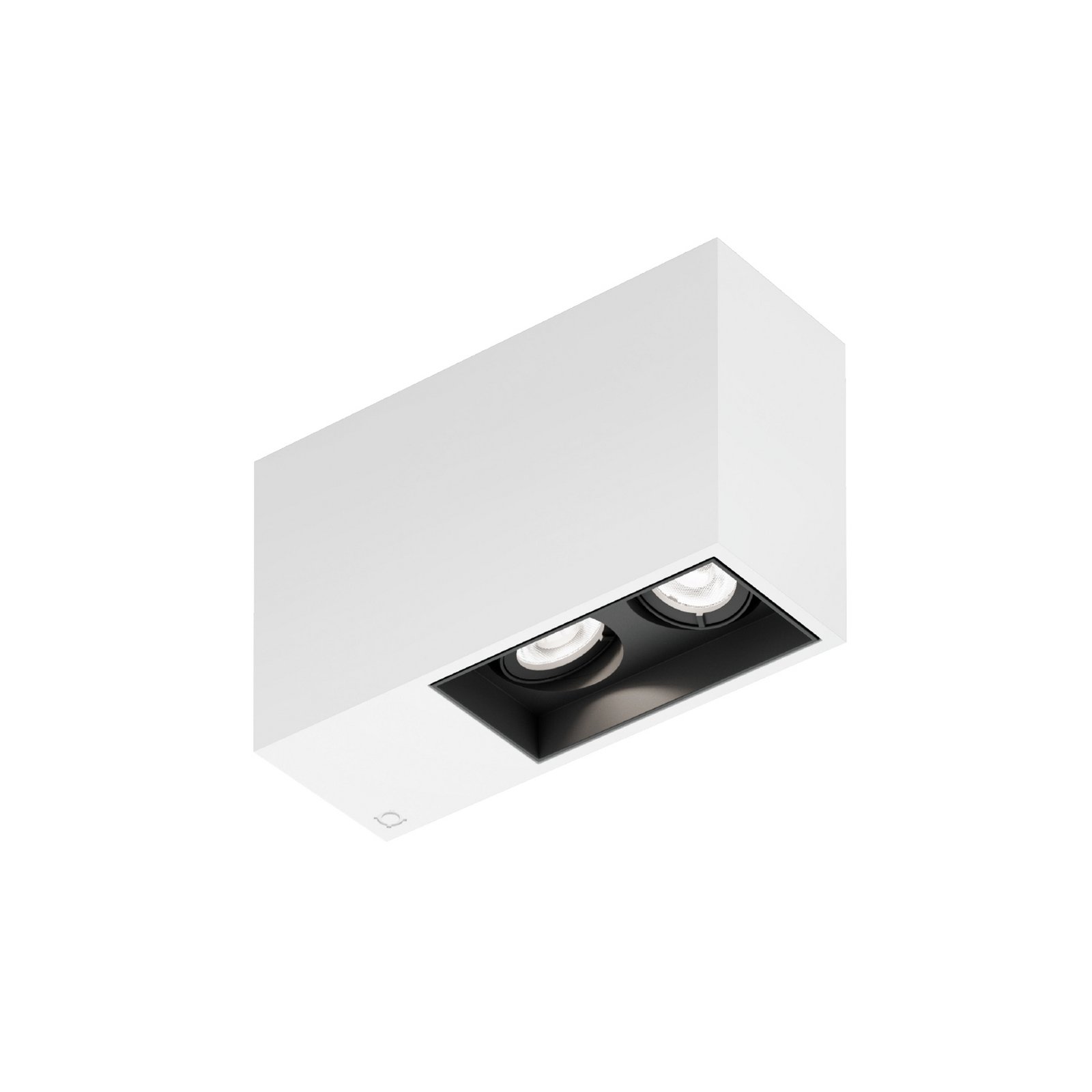 WEVER & DUCRÉ Downlight Plano petit 2.0 blanc/noir 927 à intensité variable