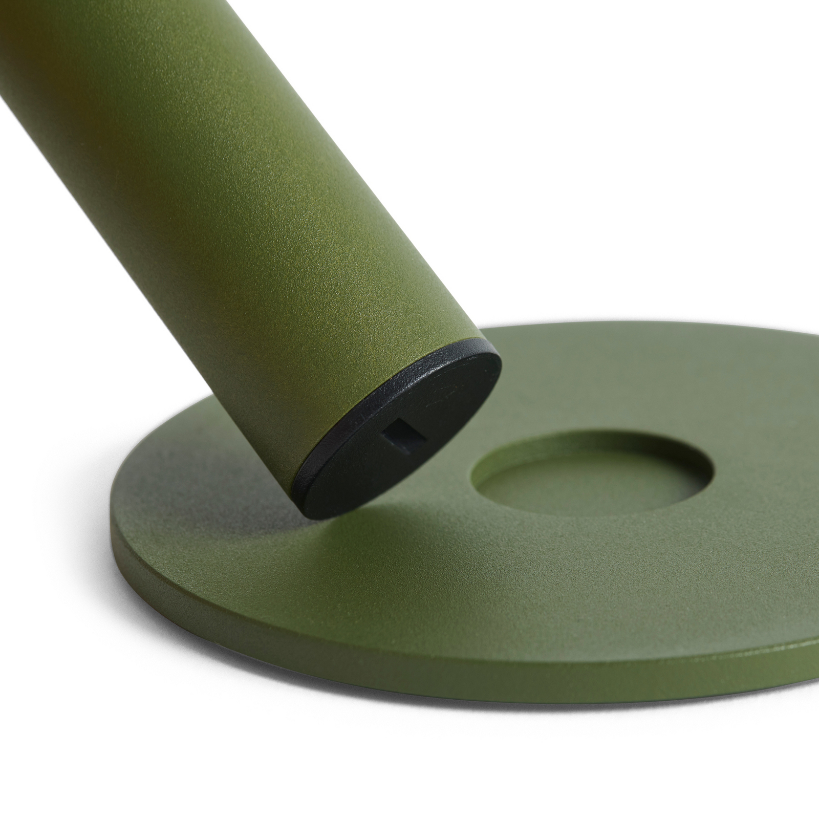 HOST PORTABLE stolová LED lampa na batérie, olivovo zelená 22 cm IP44 - HAY